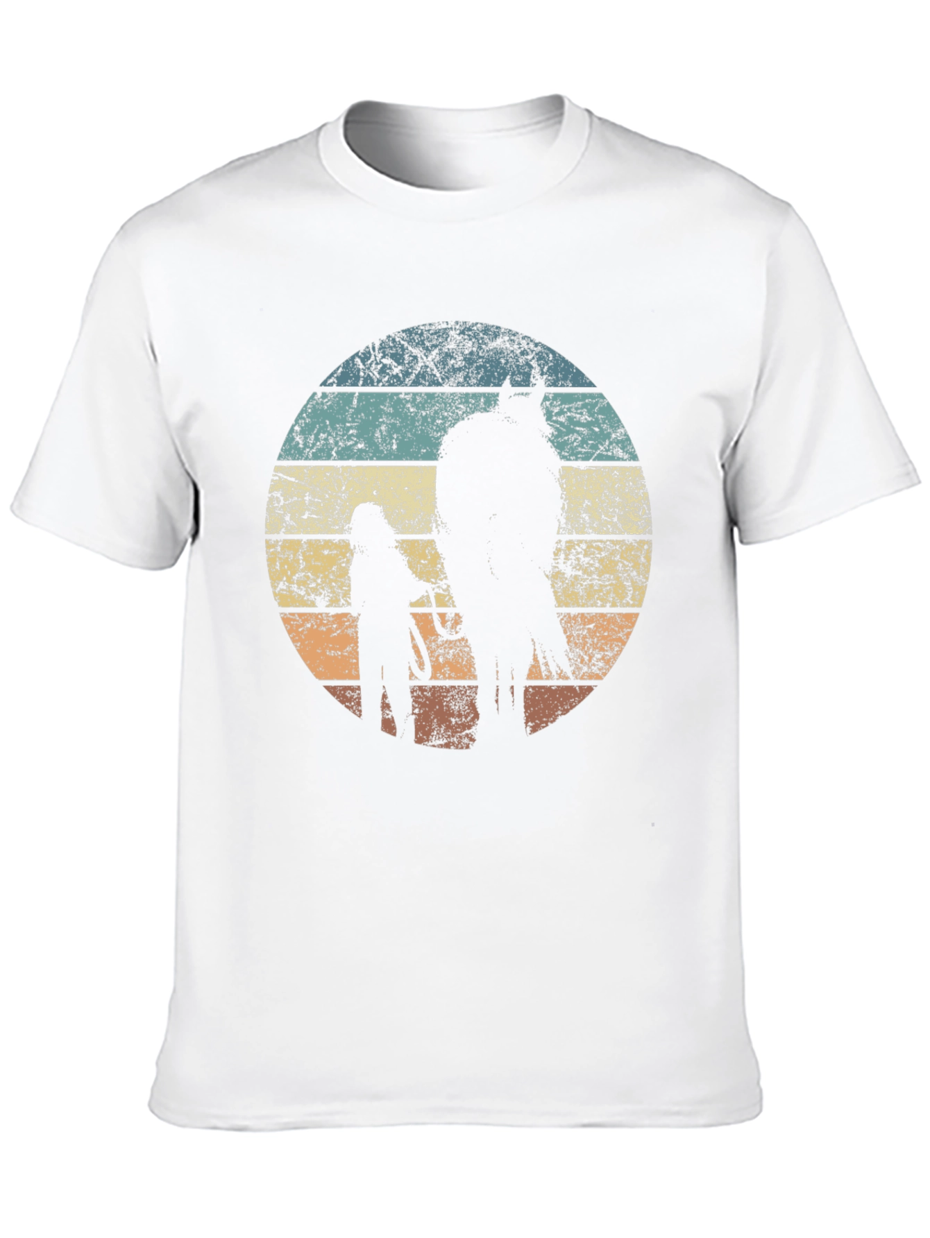 Black Retro Horse & Rider Graphic Tee view 10