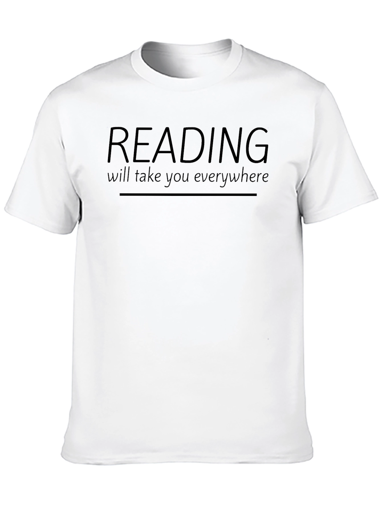 Black Reading Takes You Everywhere Graphic Tee view 10