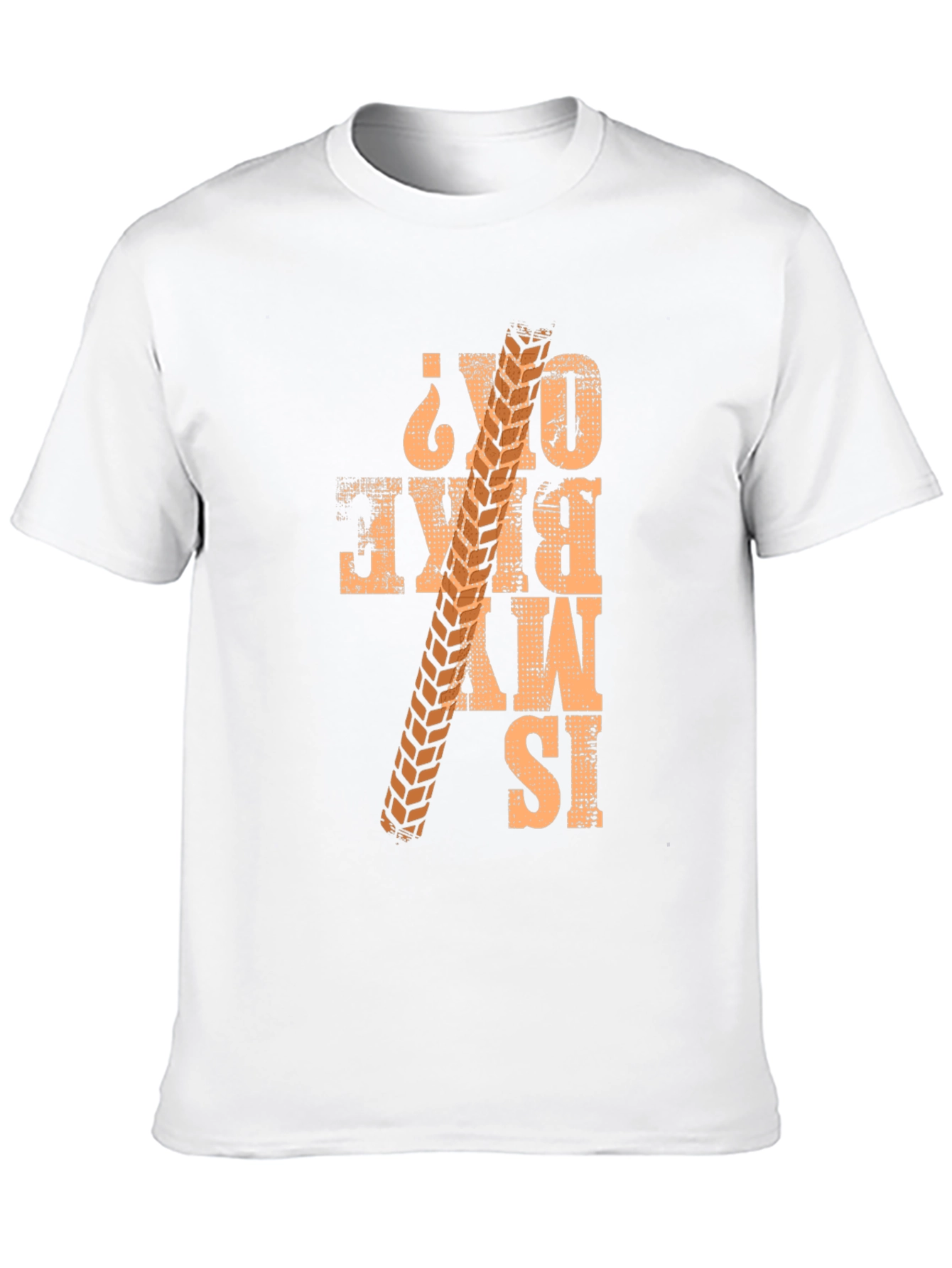 Black Is My Bike OK? T-Shirt - Mountain Biker Tee view 10