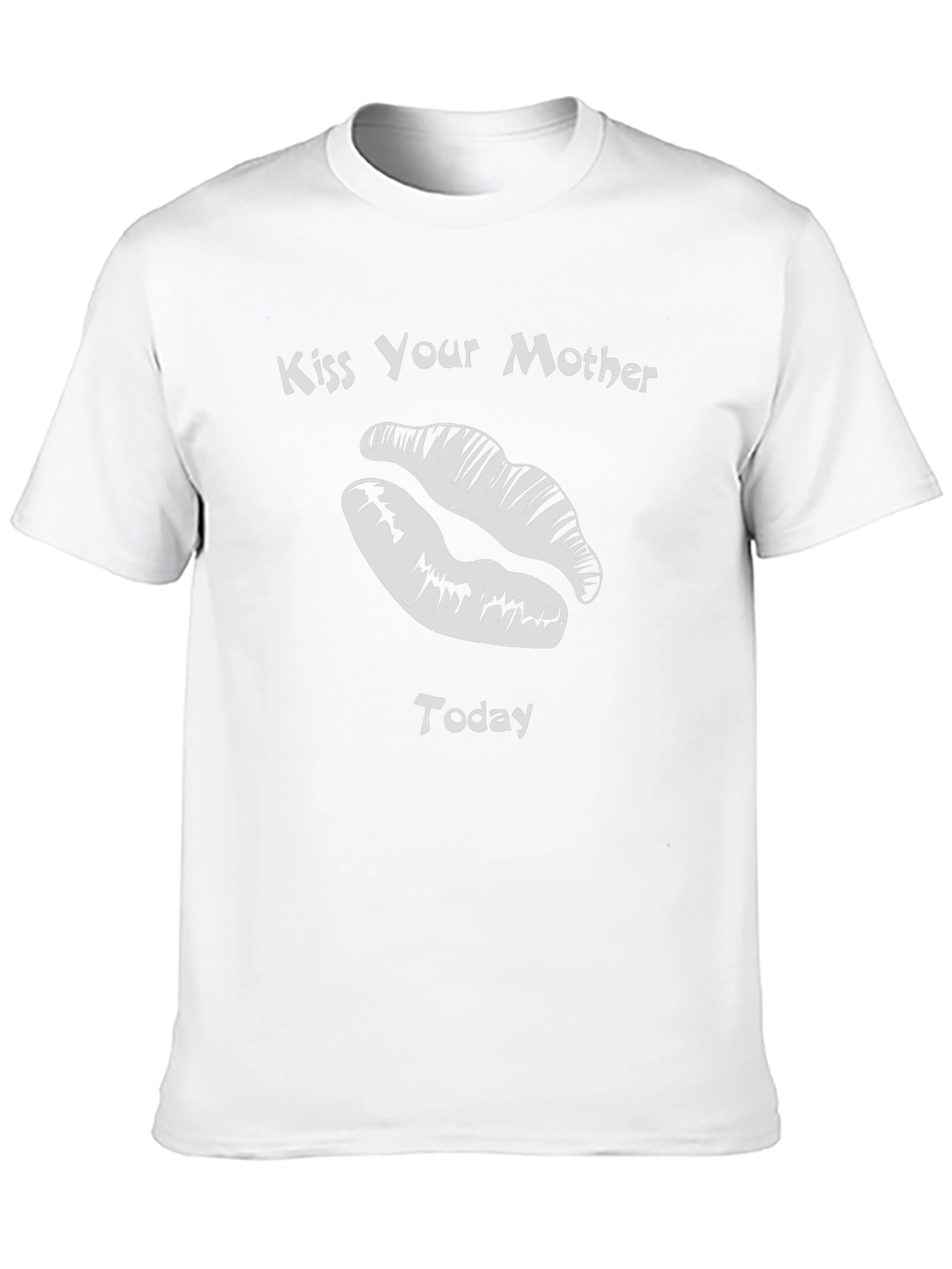 Black Kiss Your Mother Today Black Graphic Tee view 10