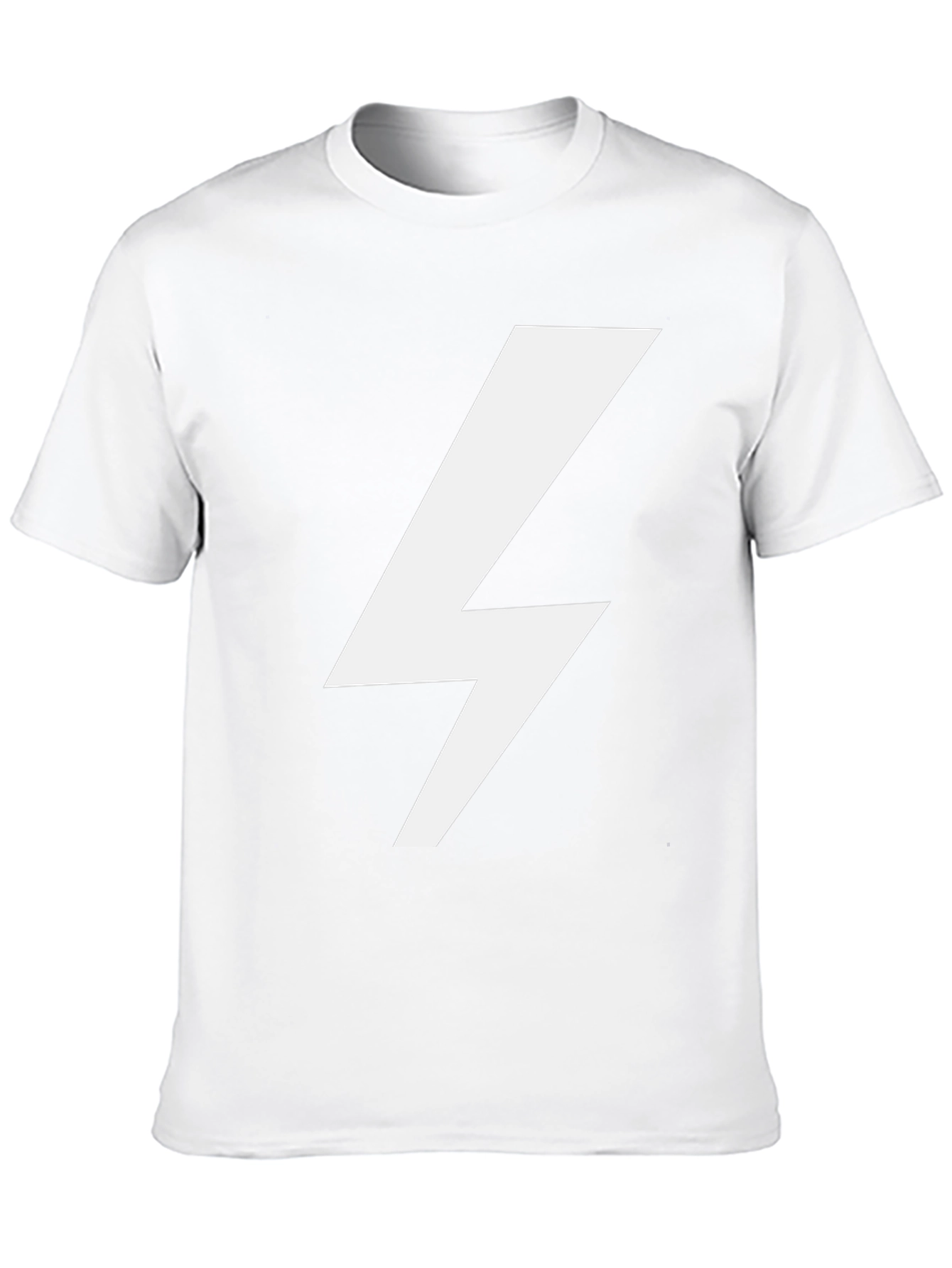 Black Lightning Bolt Graphic T-Shirt - Casual Style view 10