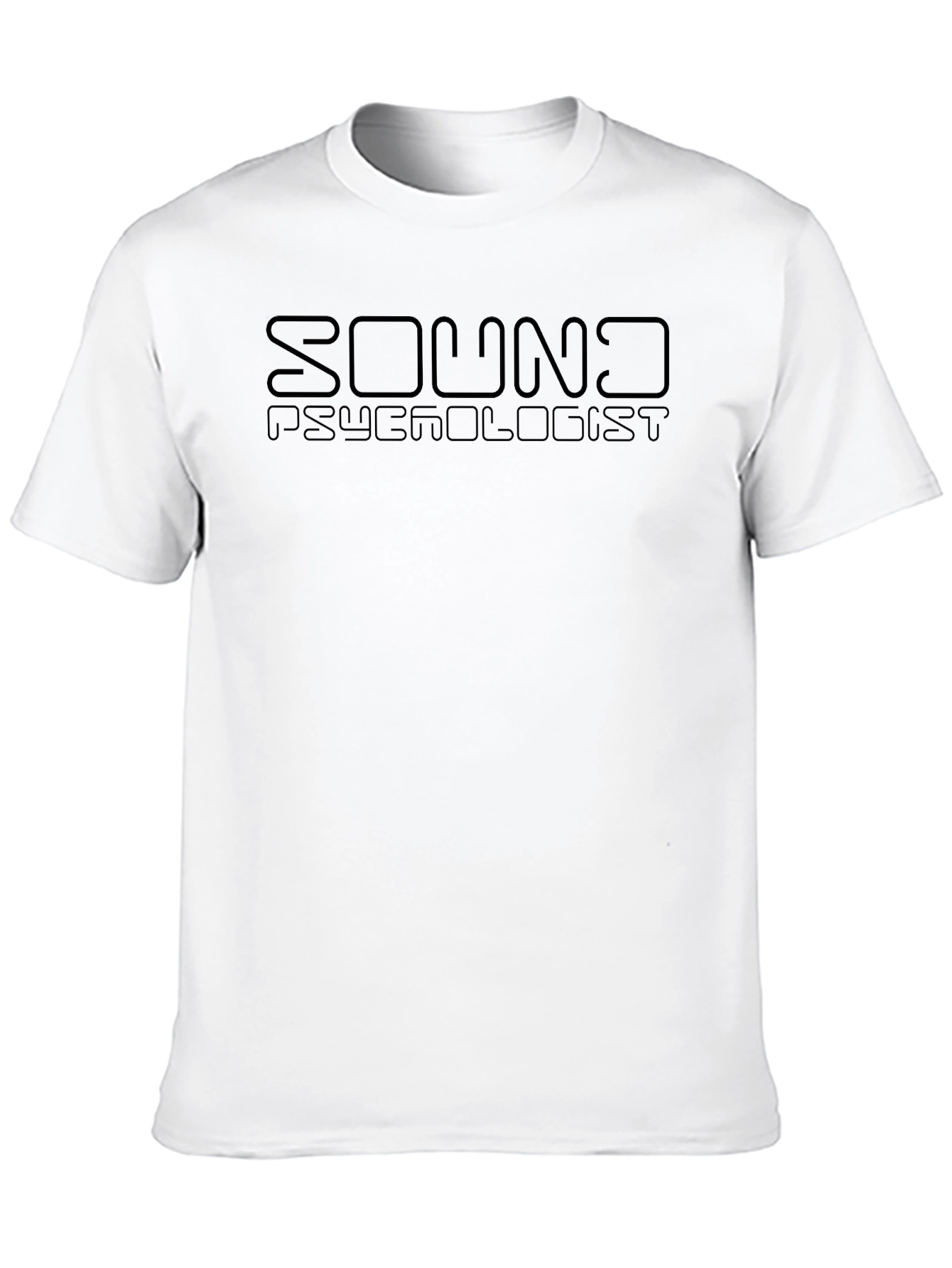 Black Sound Psychologist T-Shirt - Black view 10