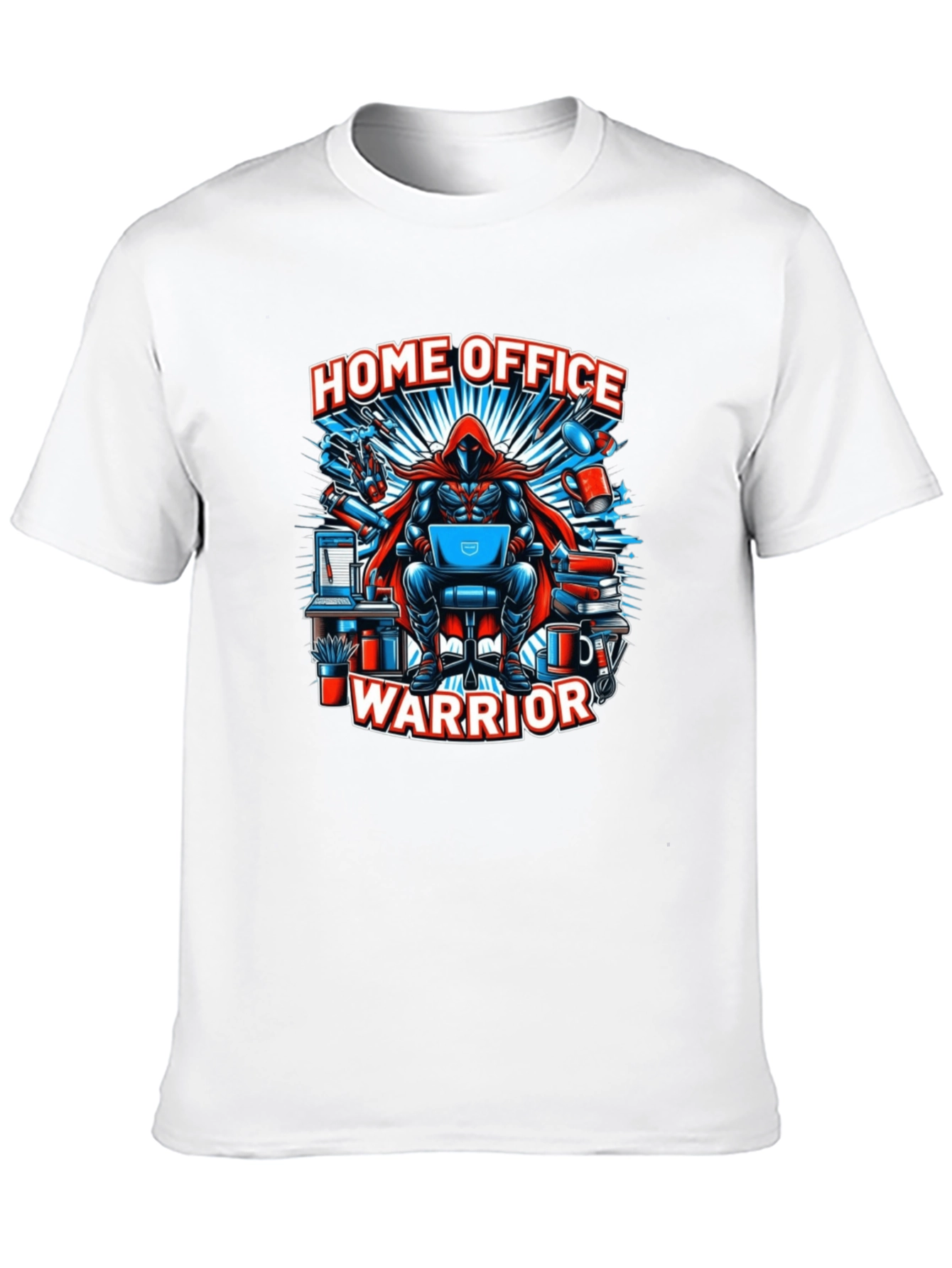 Home Office Warrior T-Shirt - Gamer Geek Tee - 10