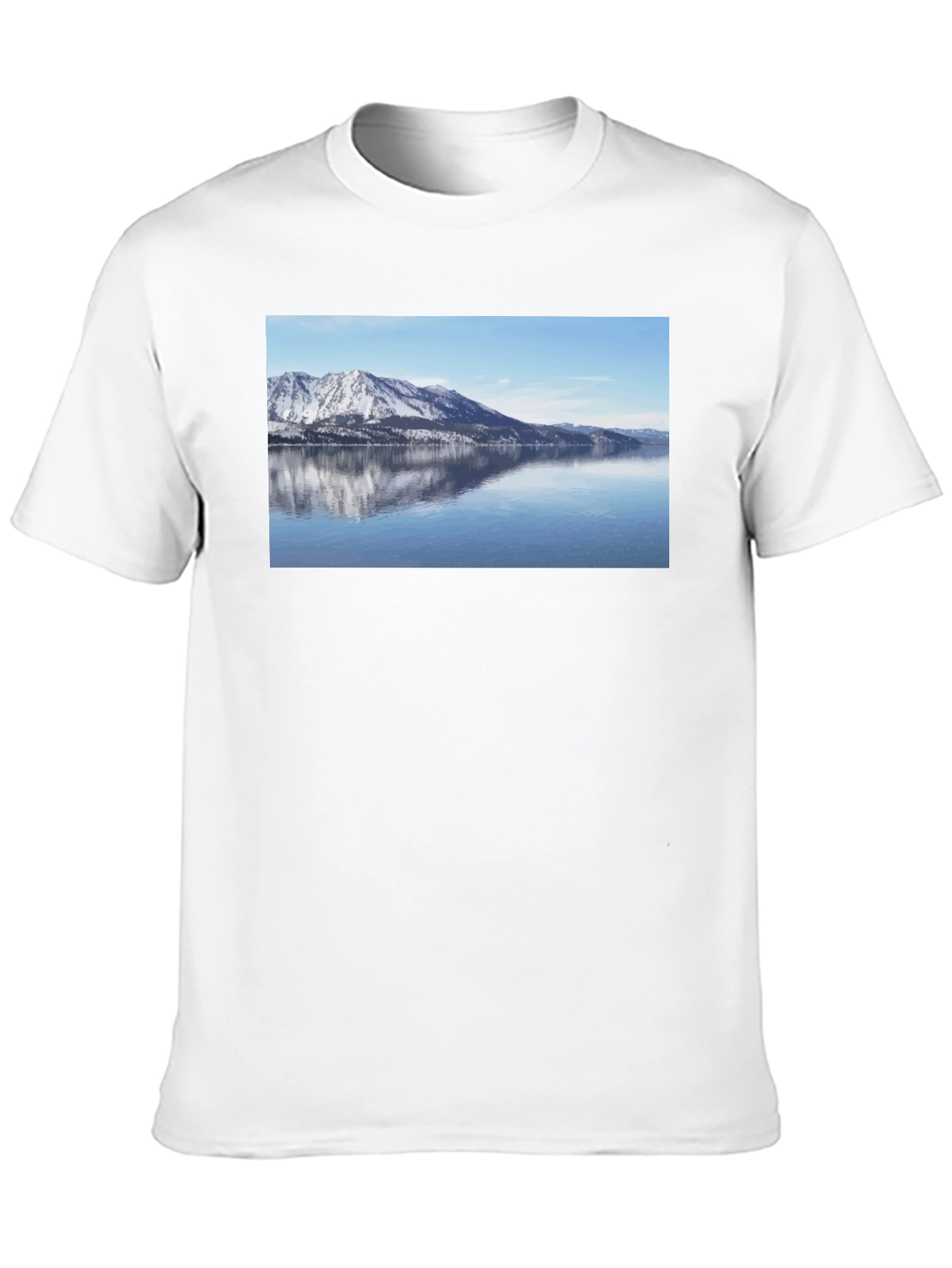 Black Mountain Lake View Graphic Tee view 10