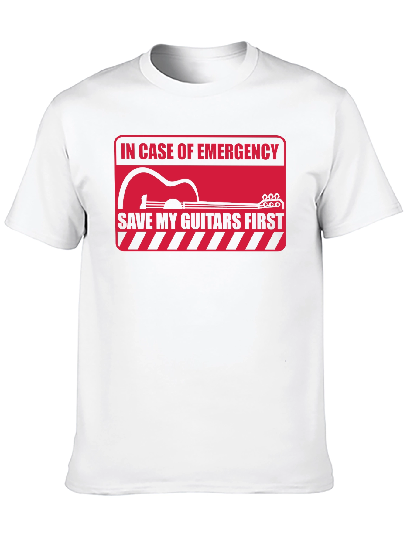 Black Save My Guitars First T-Shirt view 10