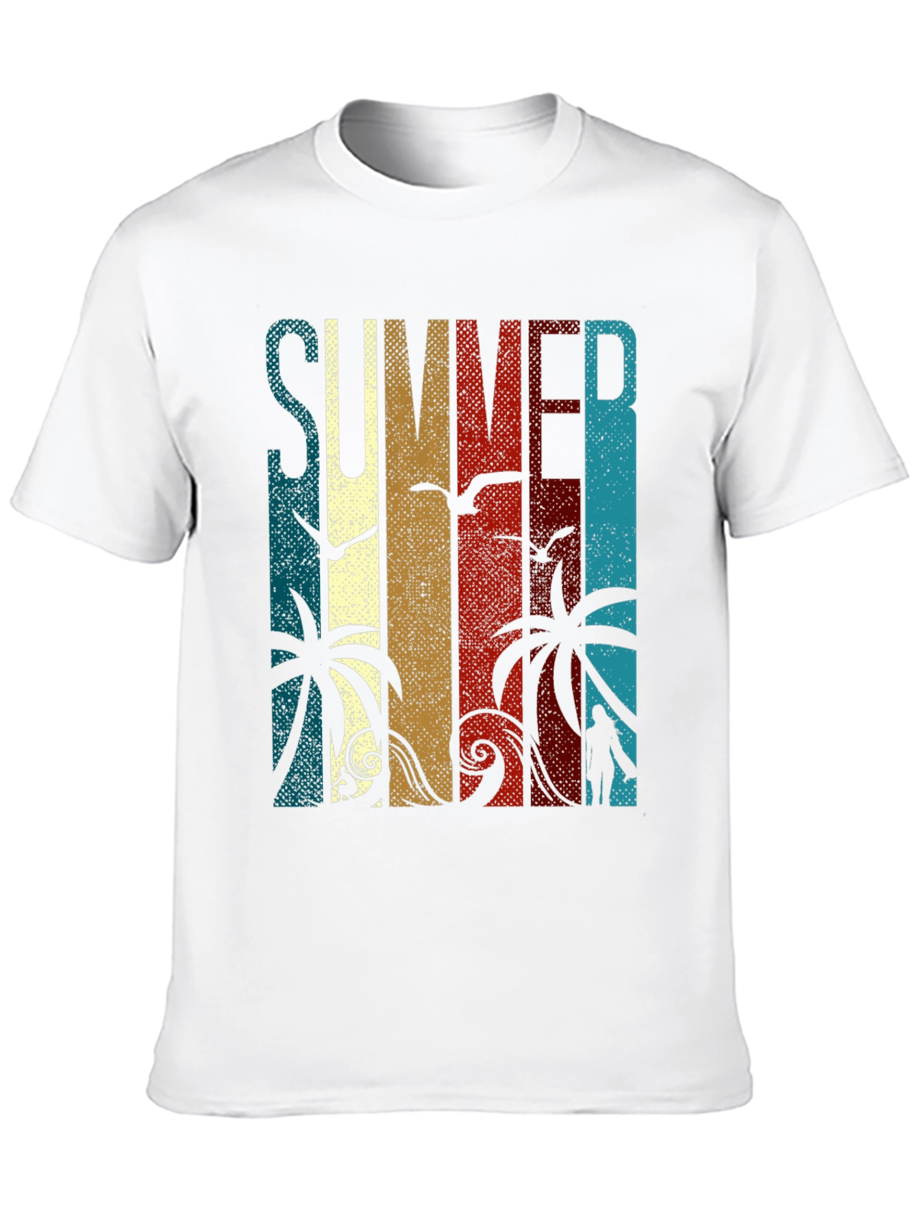 Black Summer Beach Graphic Tee view 10