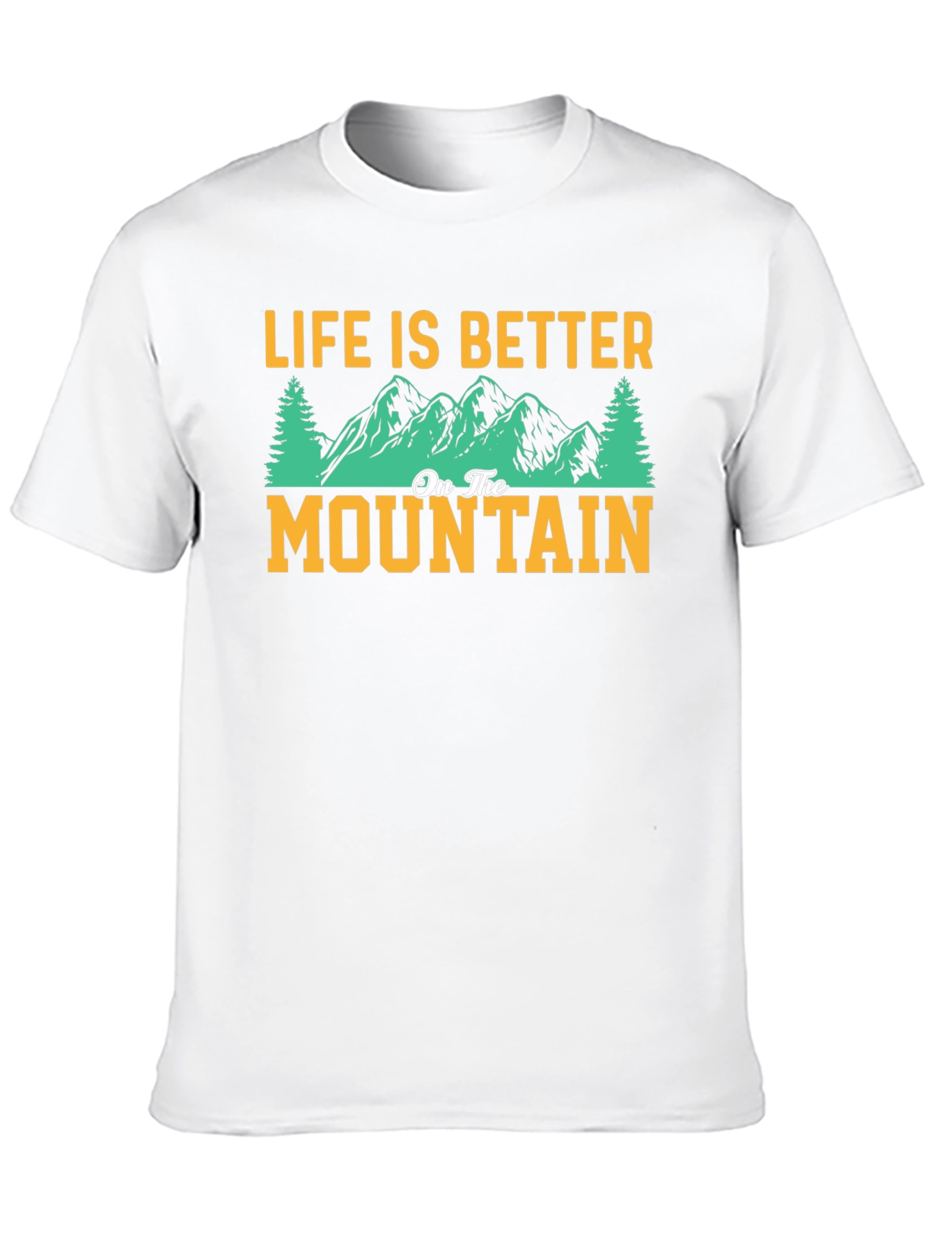 Black Life is Better on the Mountain Graphic Tee view 10