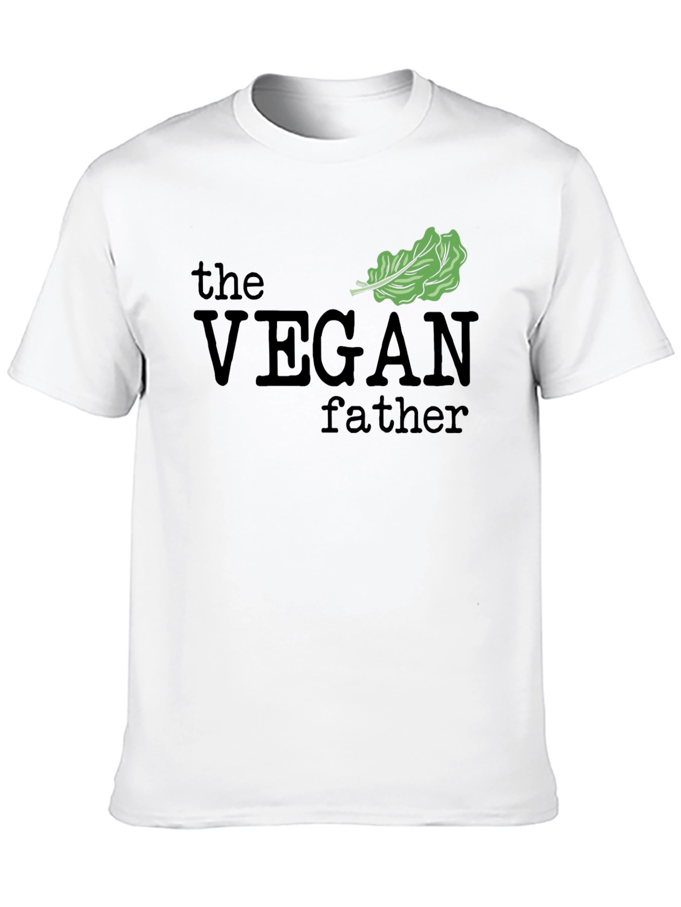 Black Vegan Father Graphic Tee view 10