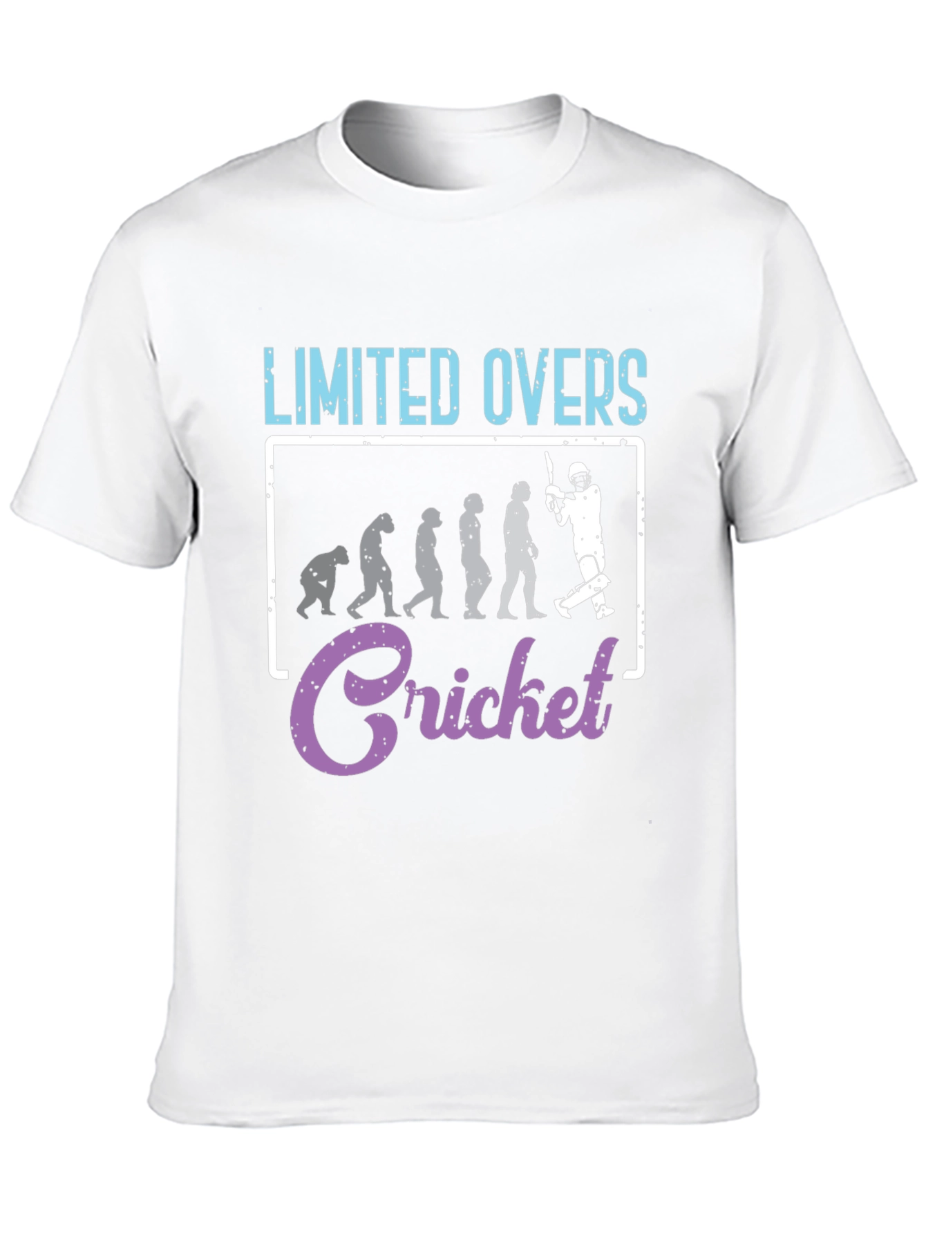 Black Limited Overs Cricket Evolution T-Shirt view 10