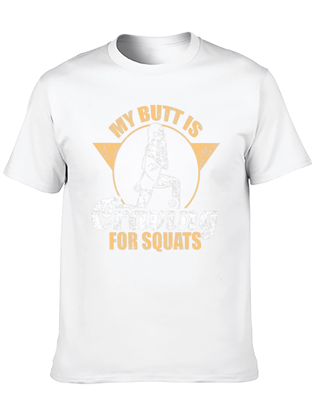 Black My Butt is Craving for Squats Black Graphic Tee view 10