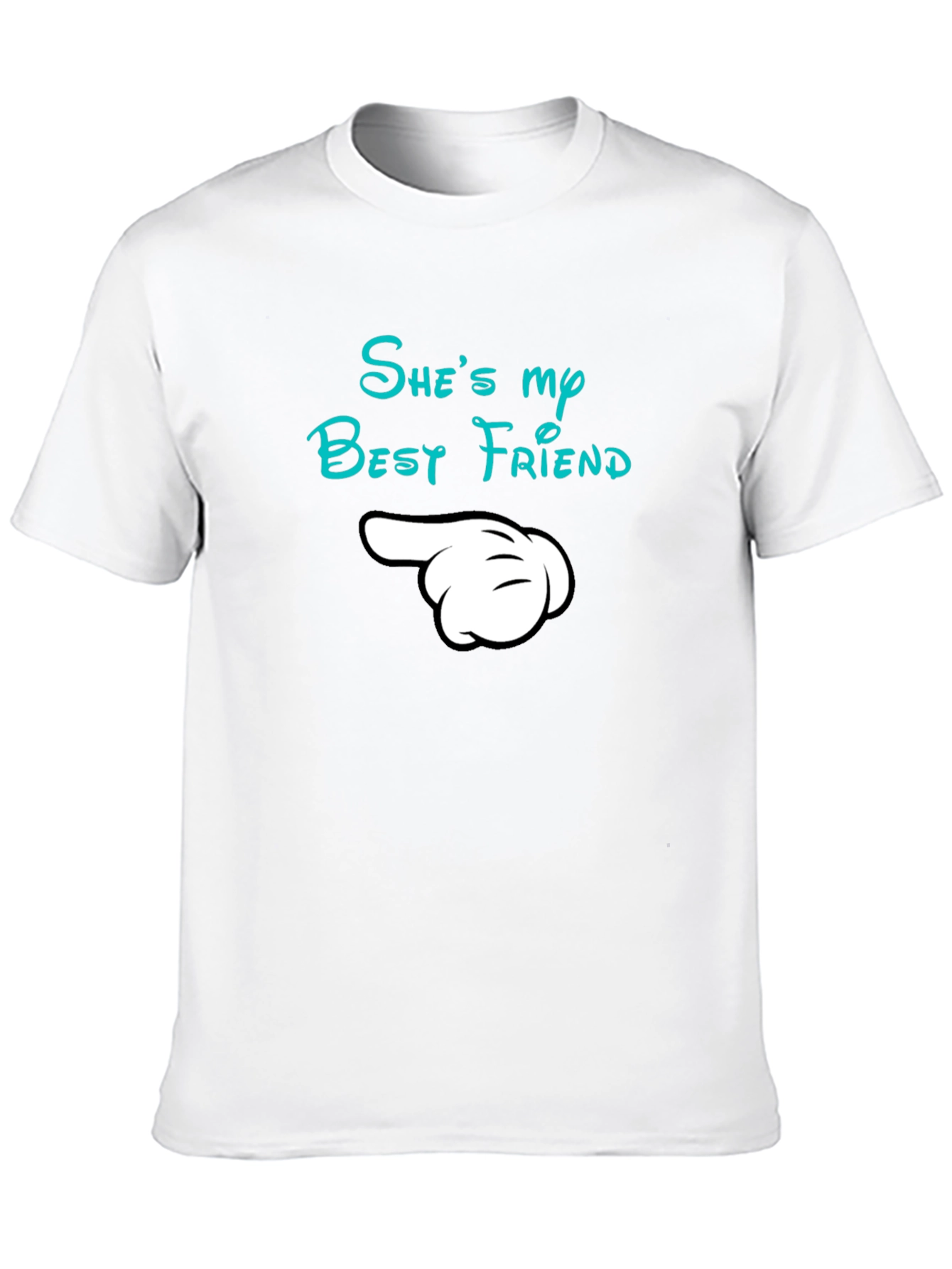 Black She's My Best Friend Matching Tee view 10