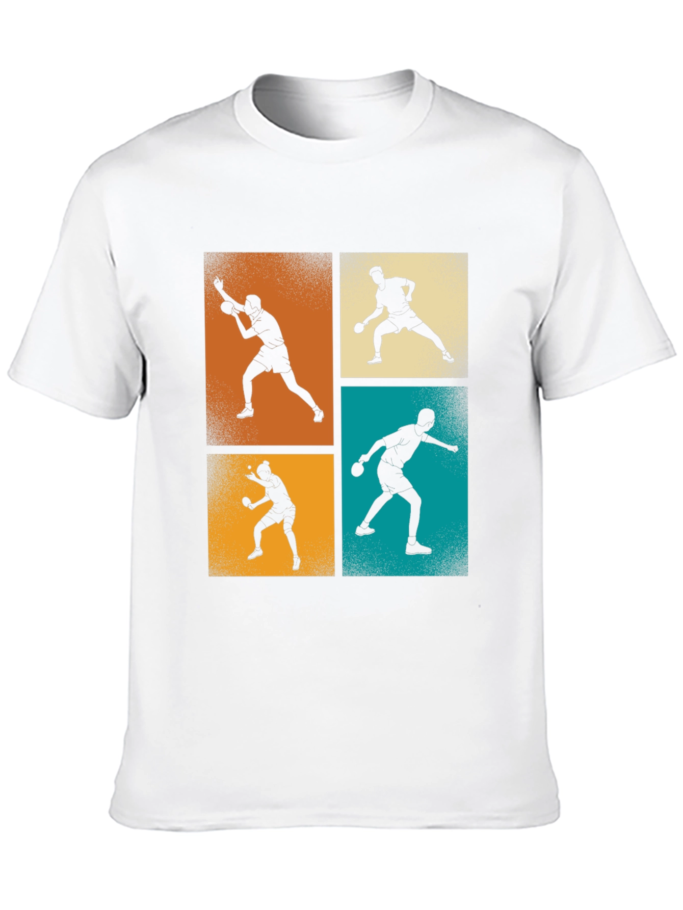 Black Retro Table Tennis T-Shirt view 10