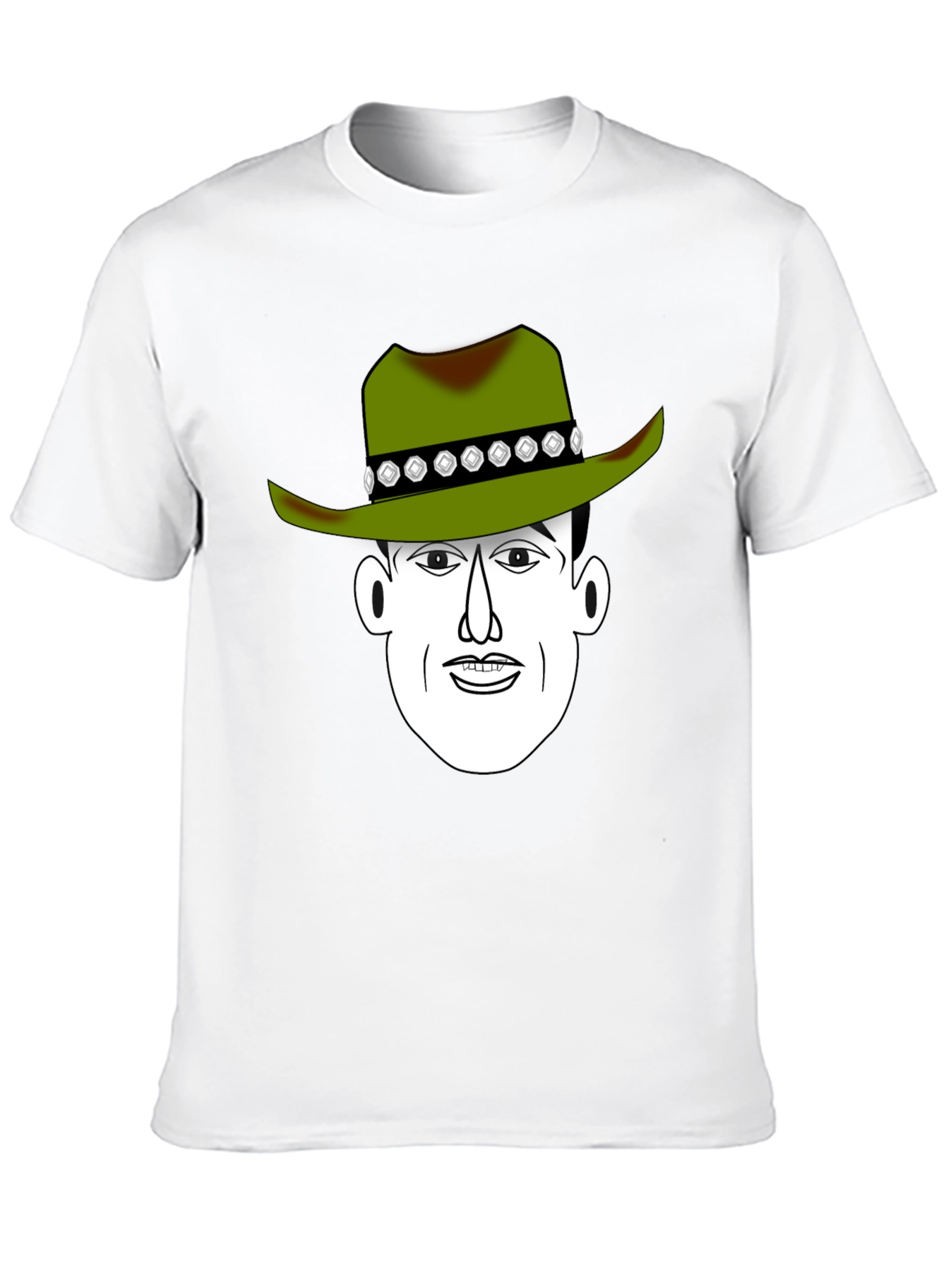 Black Cartoon Cowboy Graphic Tee view 10
