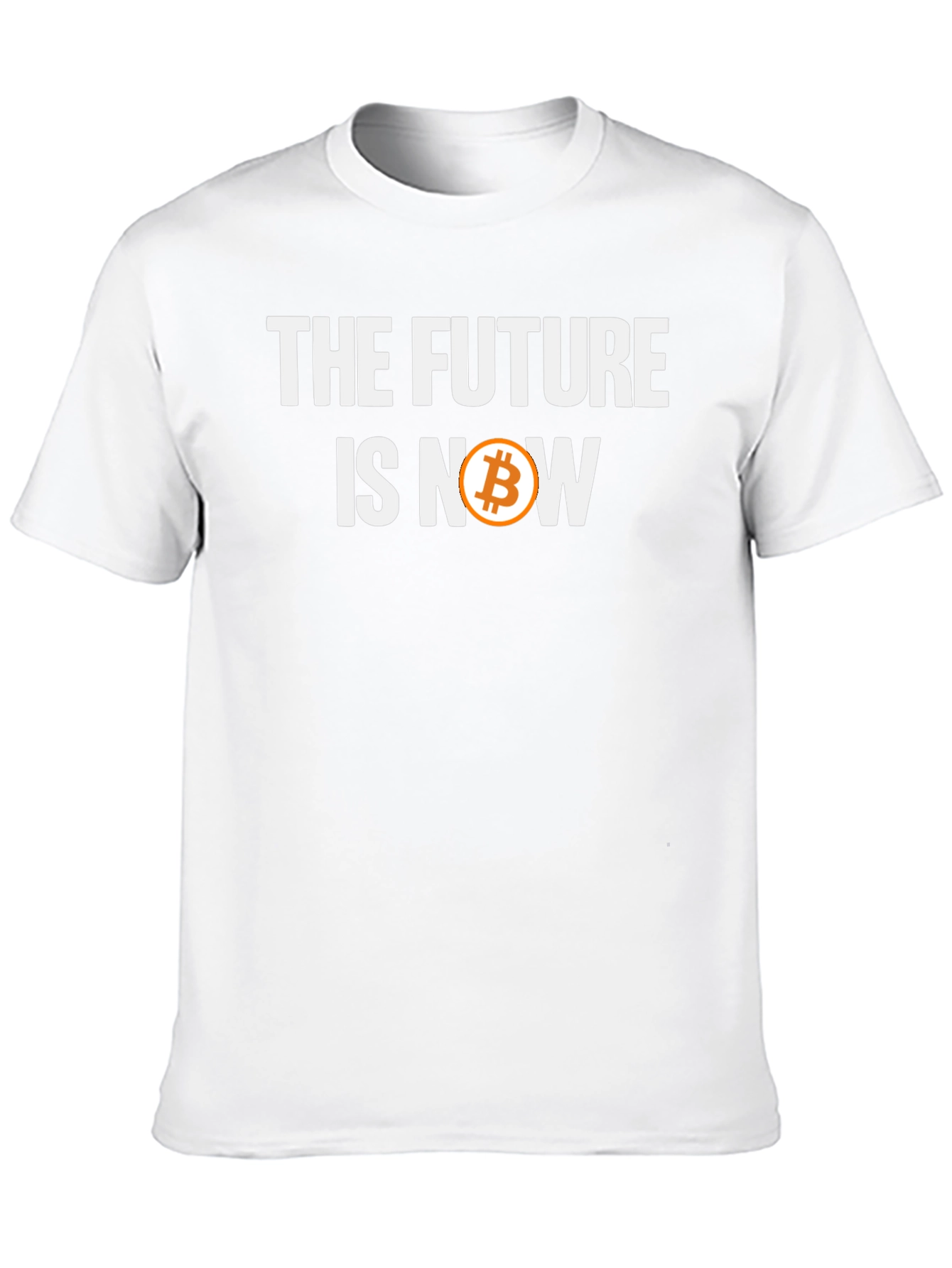 Black Bitcoin Future is Now Graphic Tee view 10