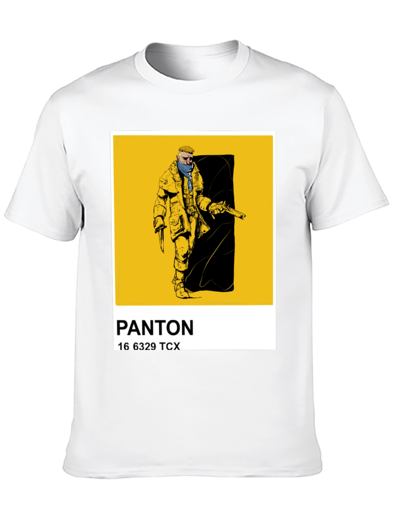 Black Pantone Color Block T-Shirt - Black view 10