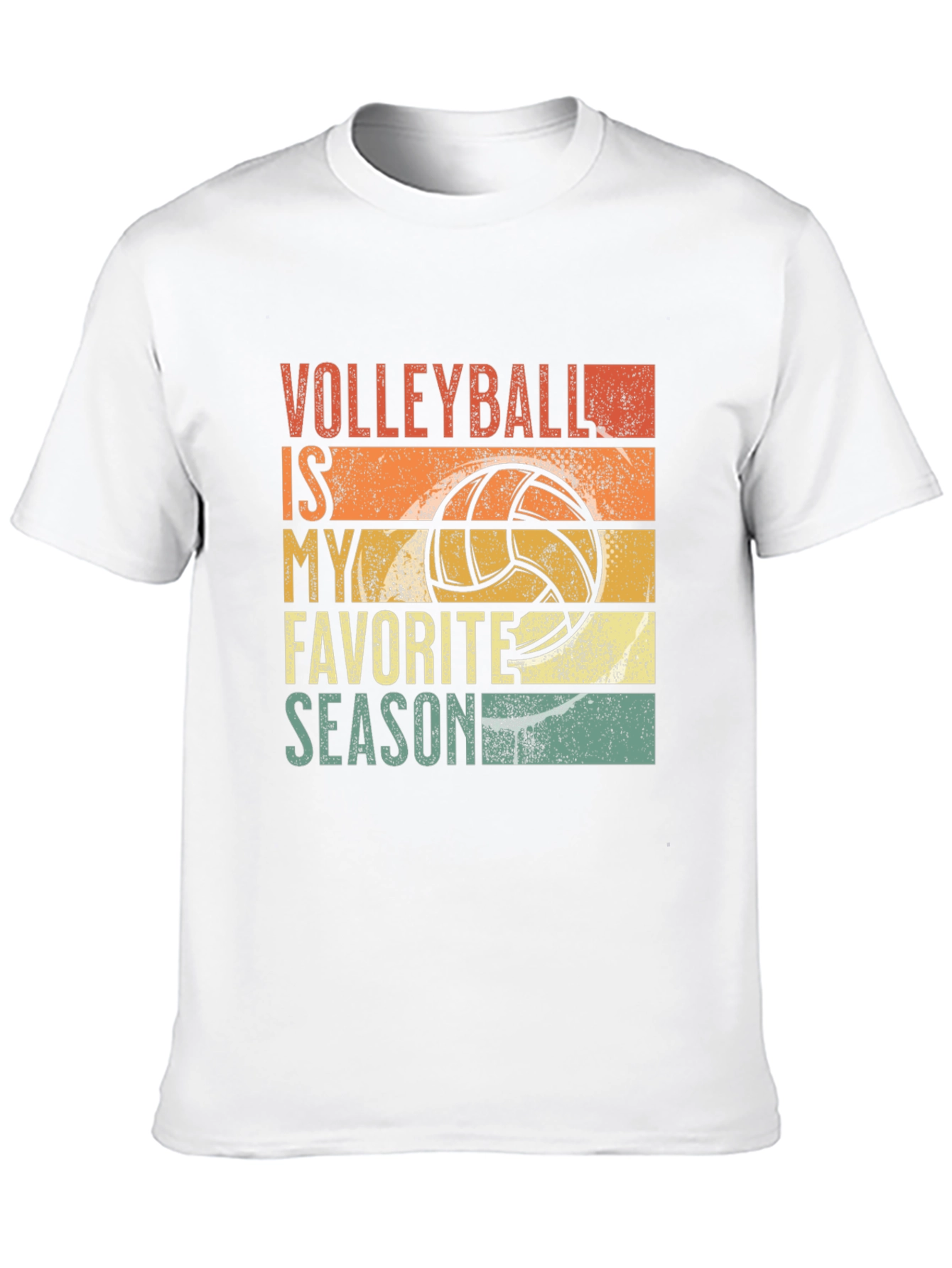 Black Volleyball Is My Favorite Season Graphic Tee view 10