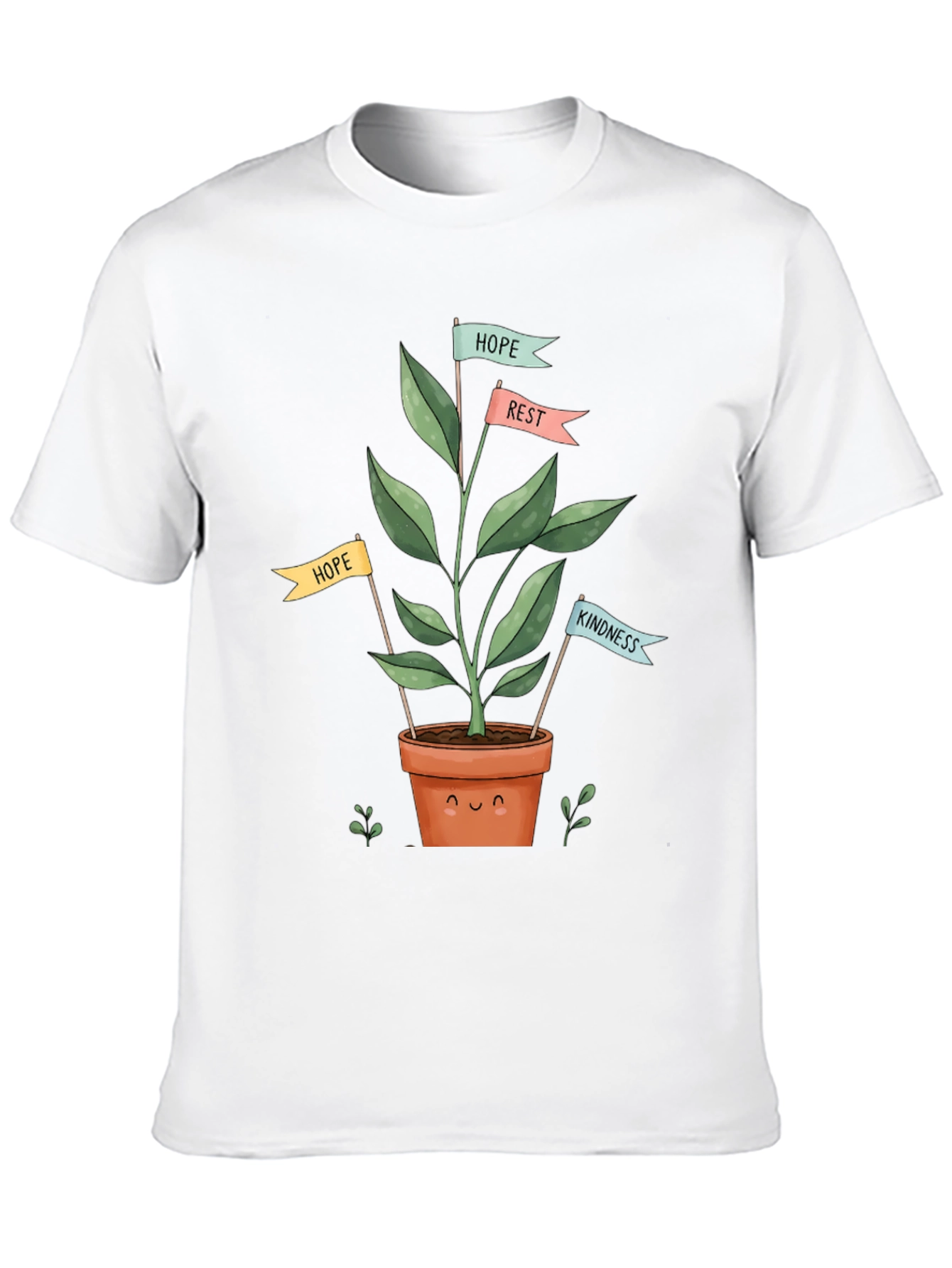 Black Planting Kindness T-Shirt - Hope, Rest & Love view 10