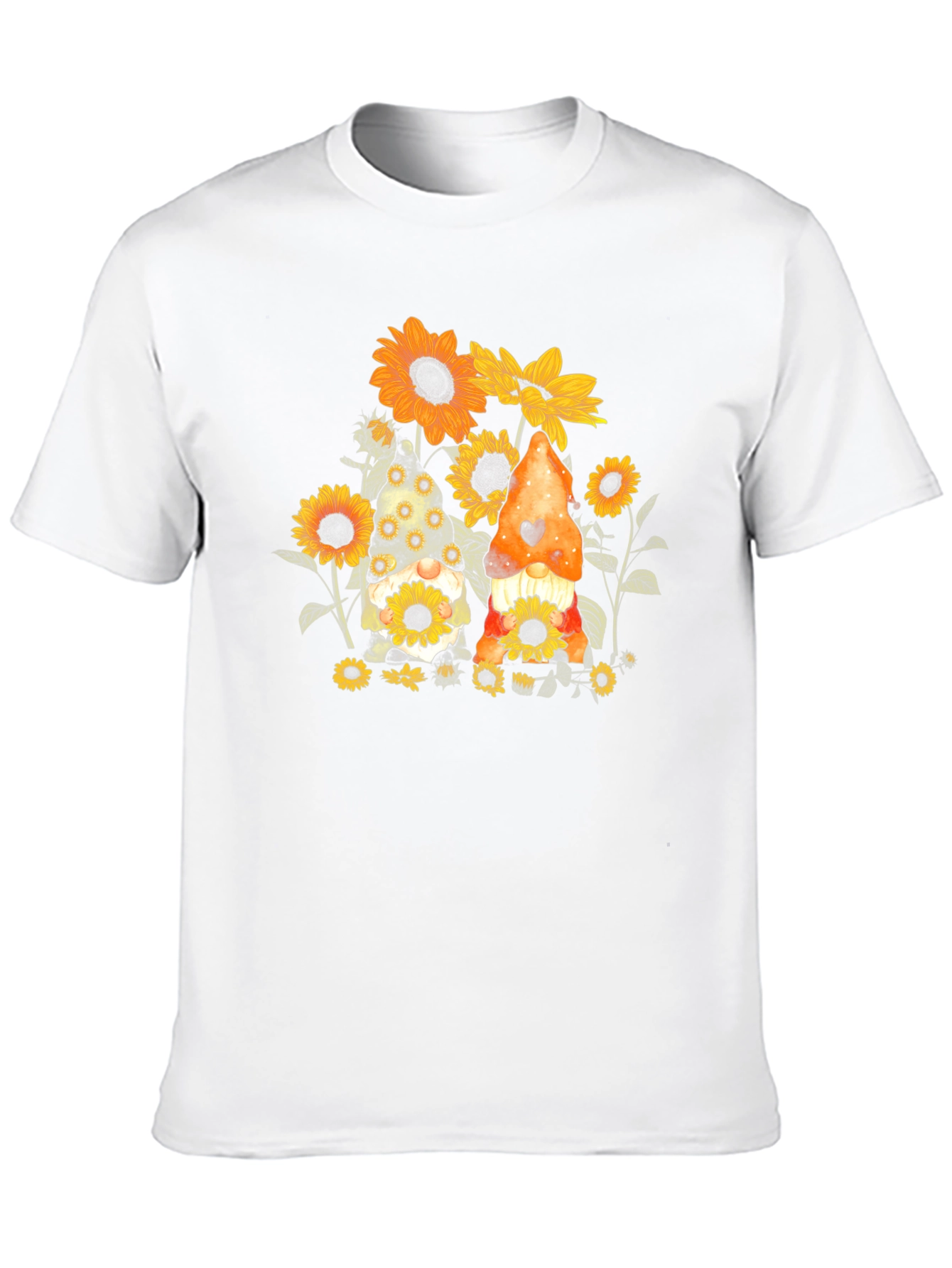 Sunflower Gnomes Black T-Shirt - 10