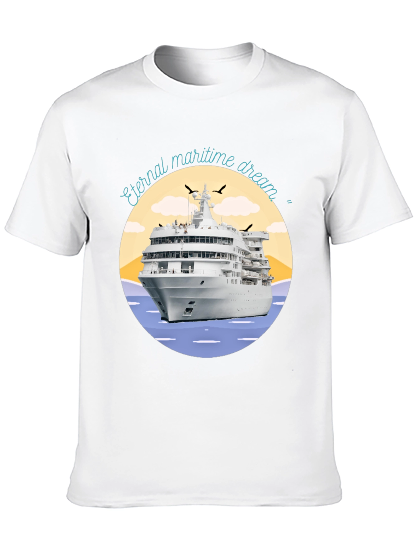 Black Eternal Maritime Dream Graphic T-Shirt view 10