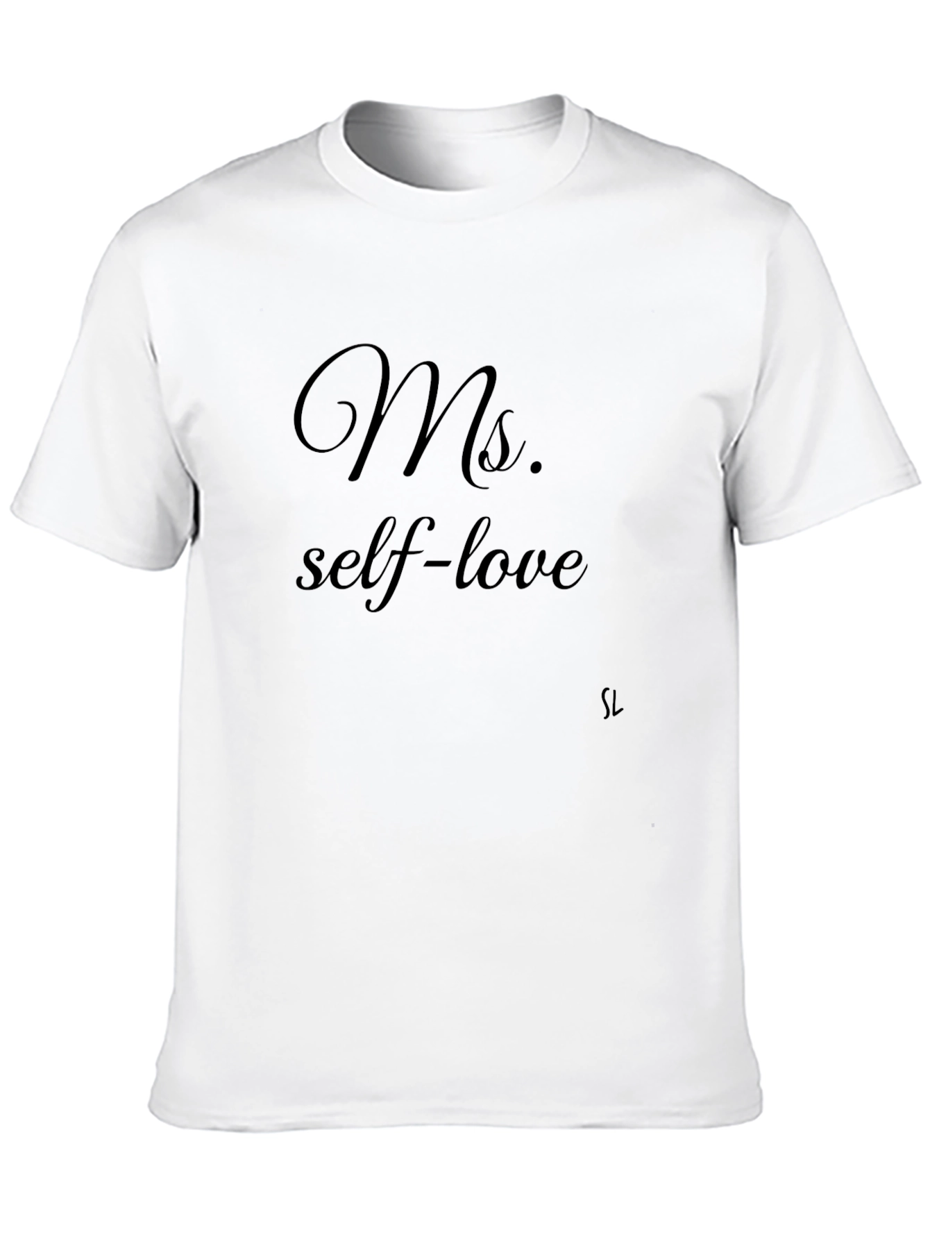 Black Ms. Self-Love Black T-Shirt - Empowering Design view 10