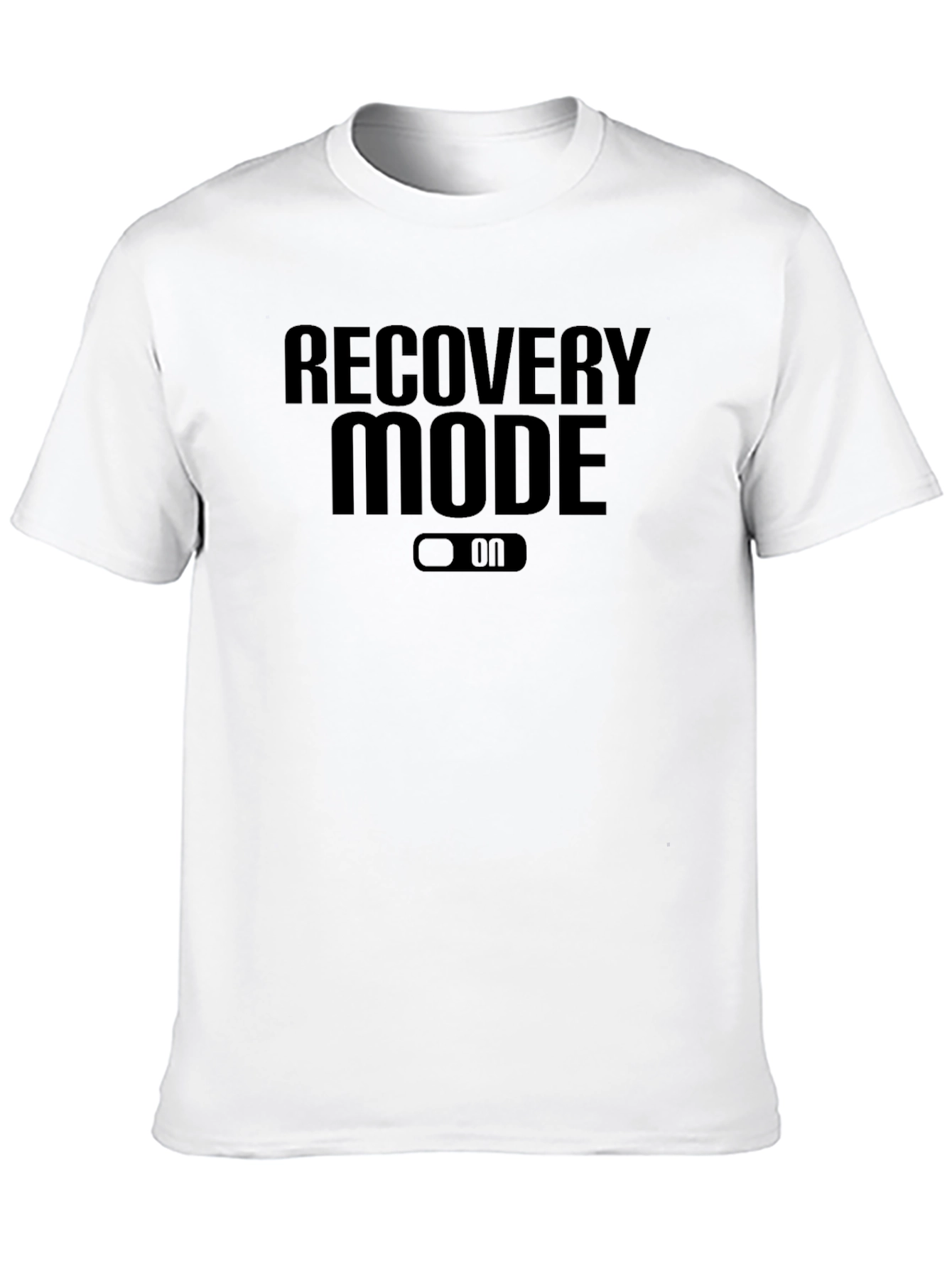 Black Recovery Mode On T-Shirt - Men's Graphic Tee view 10