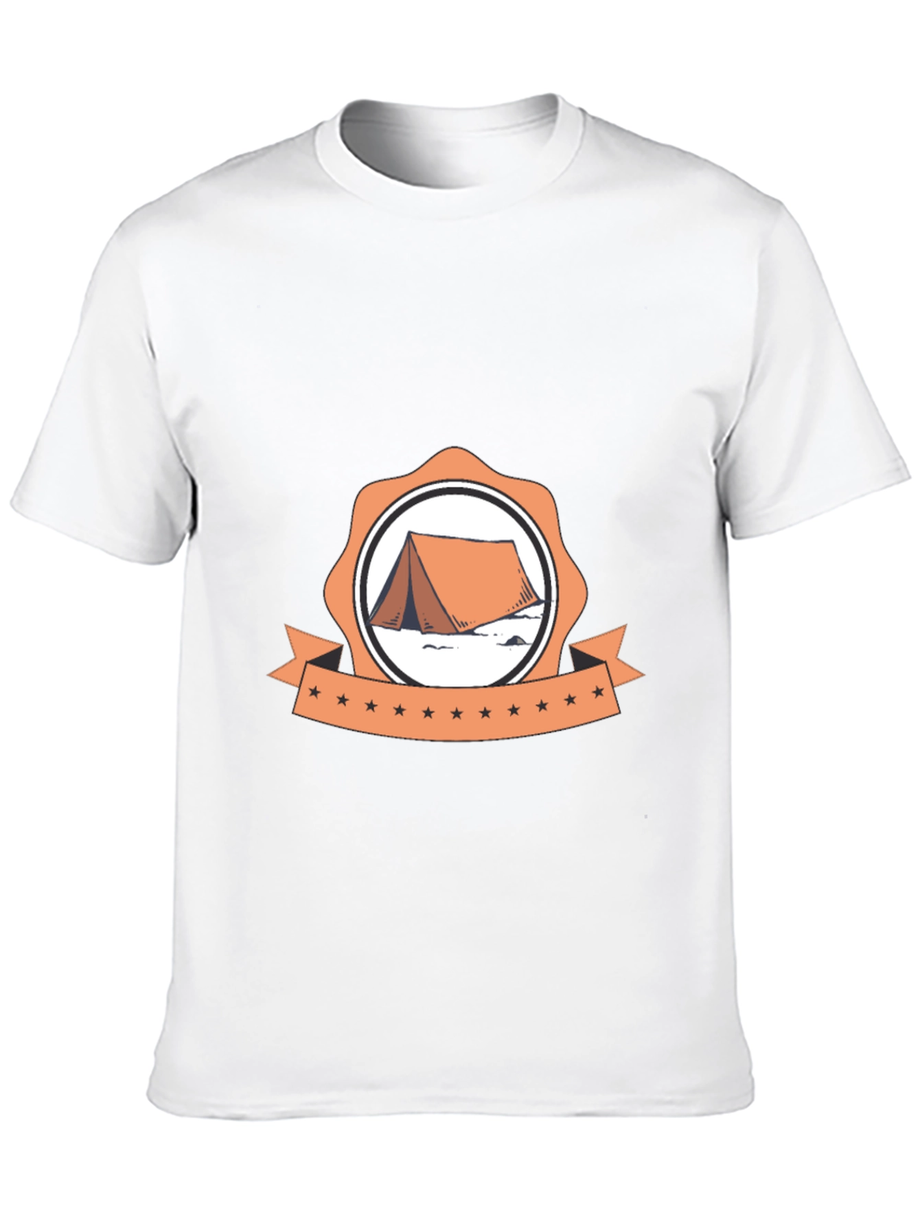 Black Camping Tent Graphic Tee - Adventure Ready! view 10