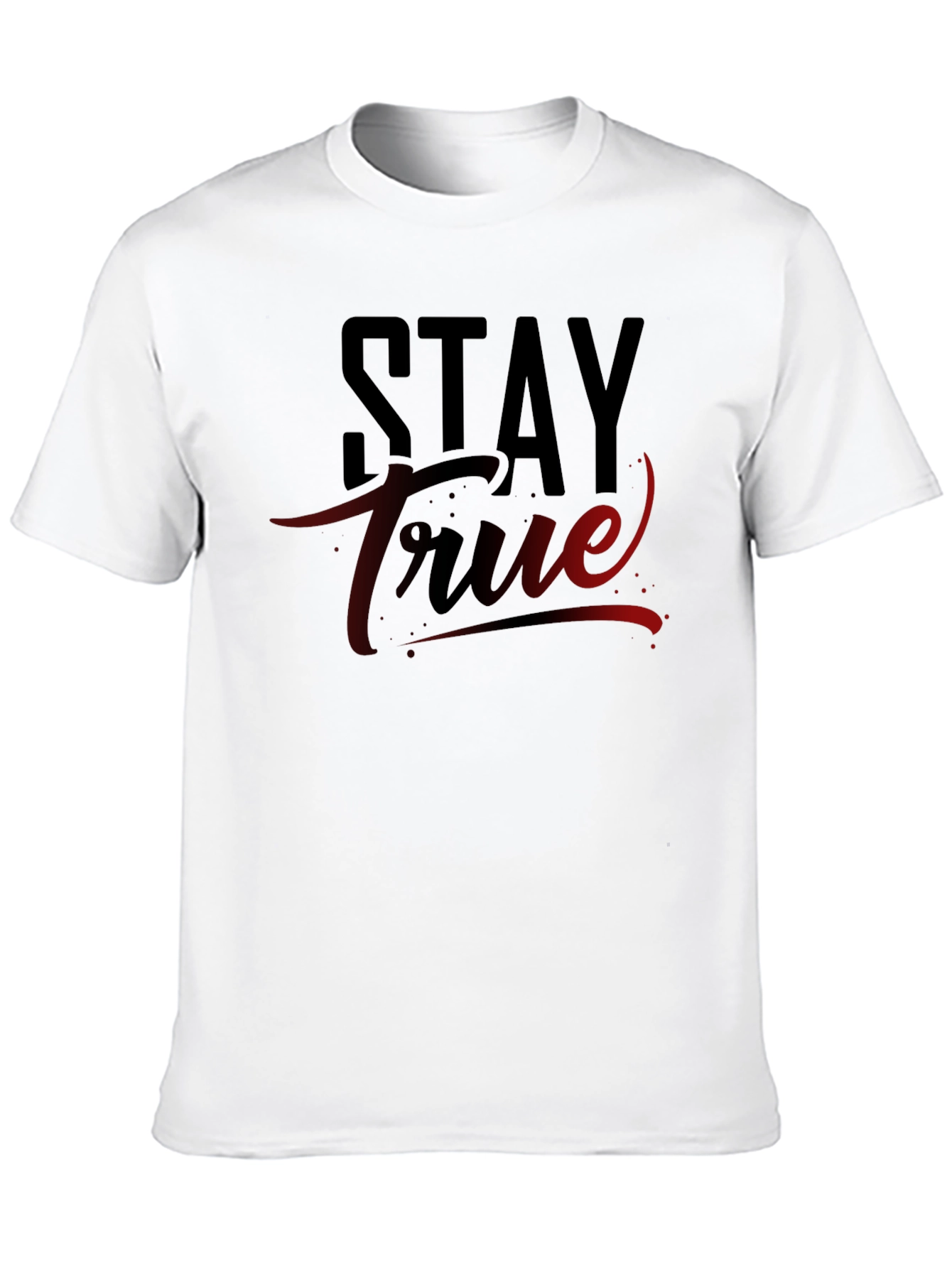Black Stay True Black Graphic T-Shirt view 10