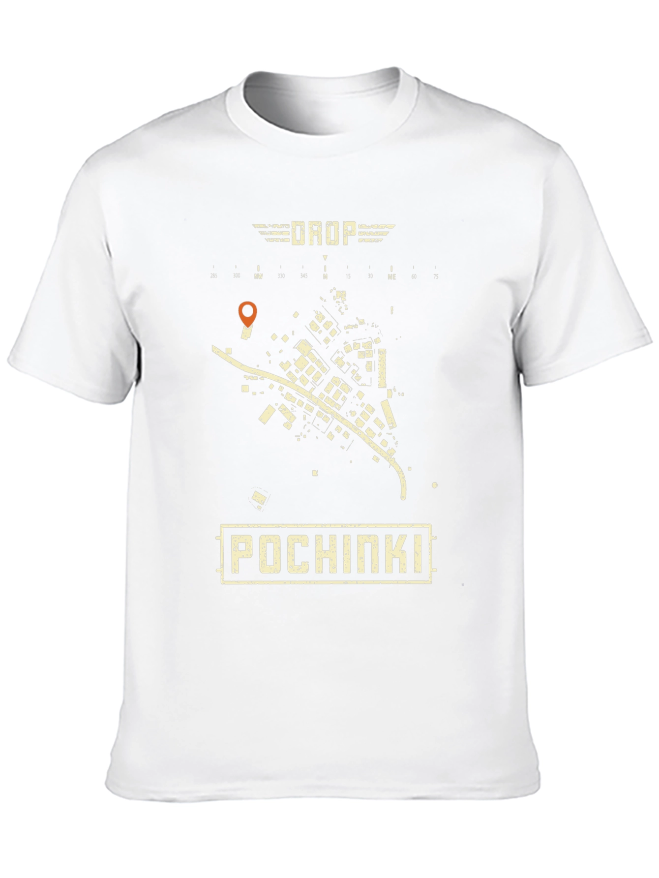 Black Pochinki Drop Zone T-Shirt view 10