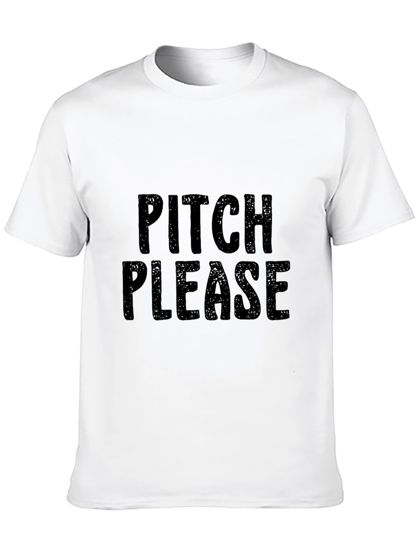 Black Pitch Please Funny Sarcastic T-Shirt view 10