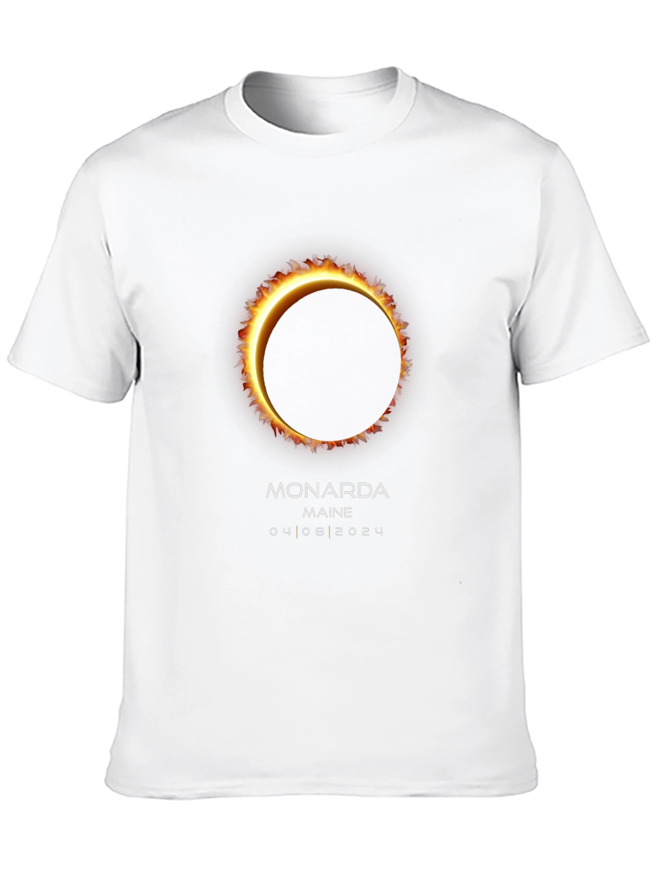 Monarda Maine 2024 Total Solar Eclipse T-Shirt - 10