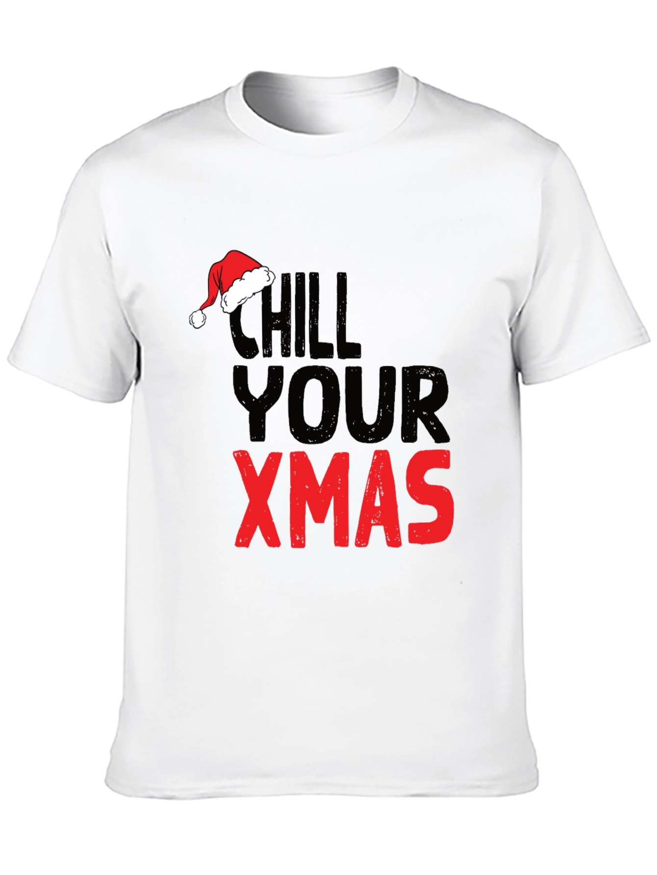 Black Chill Your Xmas Graphic Tee view 10