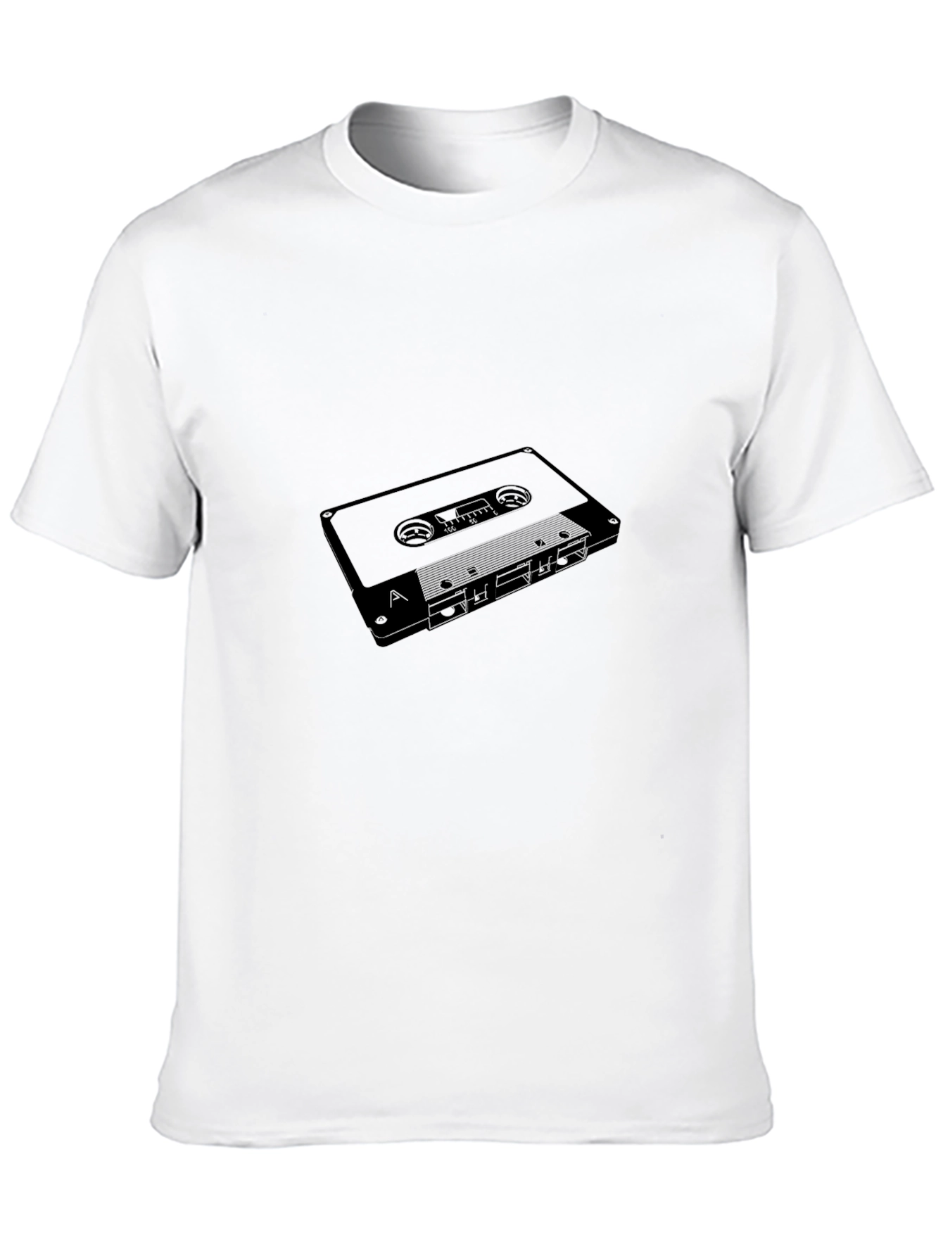 Black Retro Cassette Tape Graphic T-Shirt - Black view 10
