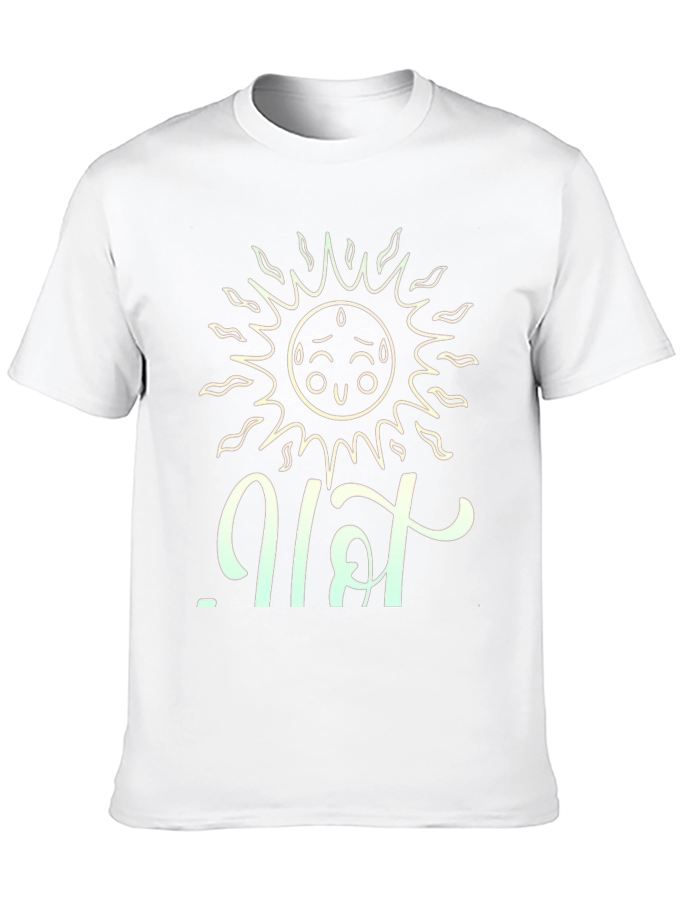 Black Funny Sun Graphic Black T-Shirt view 10