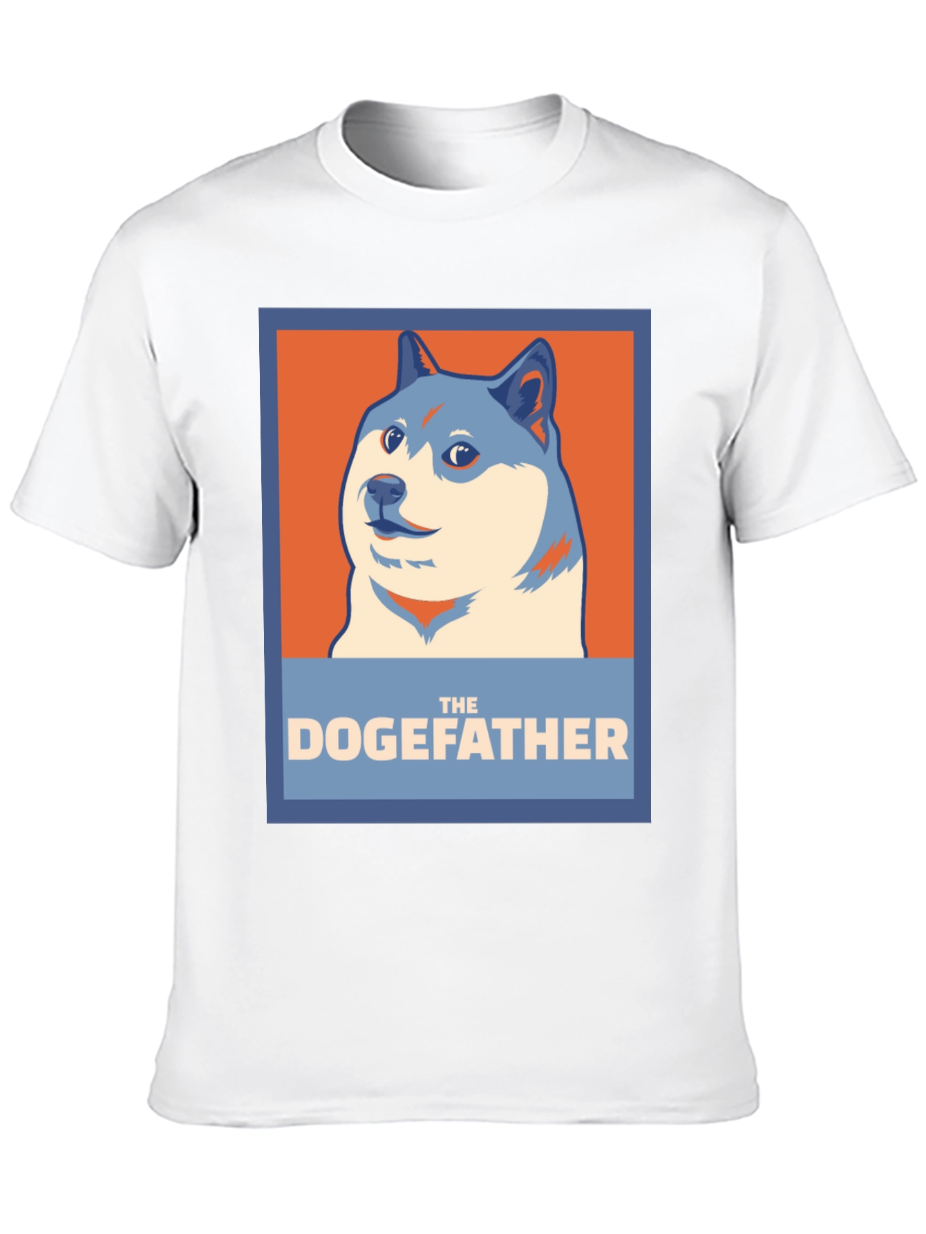 Black The Dogefather T-Shirt - Meme Humor Graphic Tee view 10