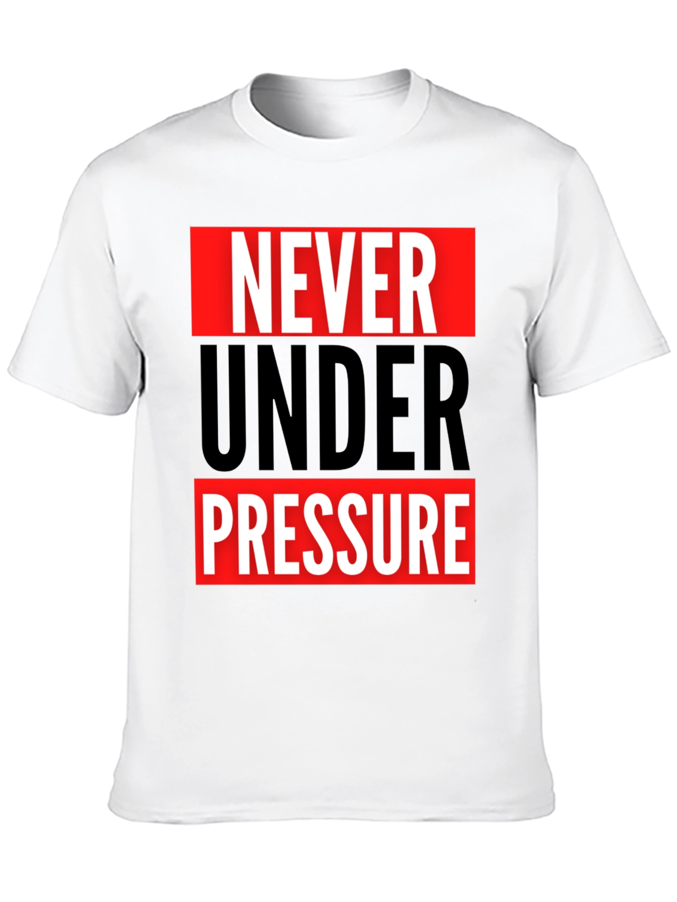 Black Never Under Pressure Graphic Tee view 10