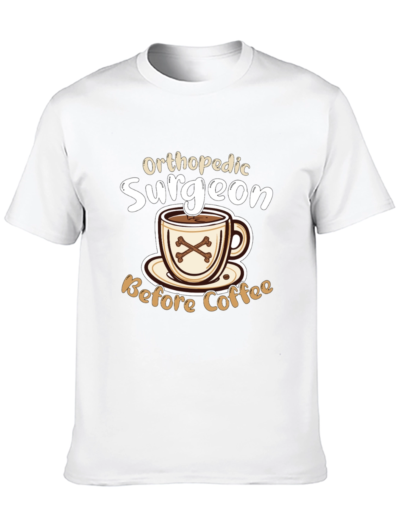 Black Orthopedic Surgeon Coffee T-Shirt view 10