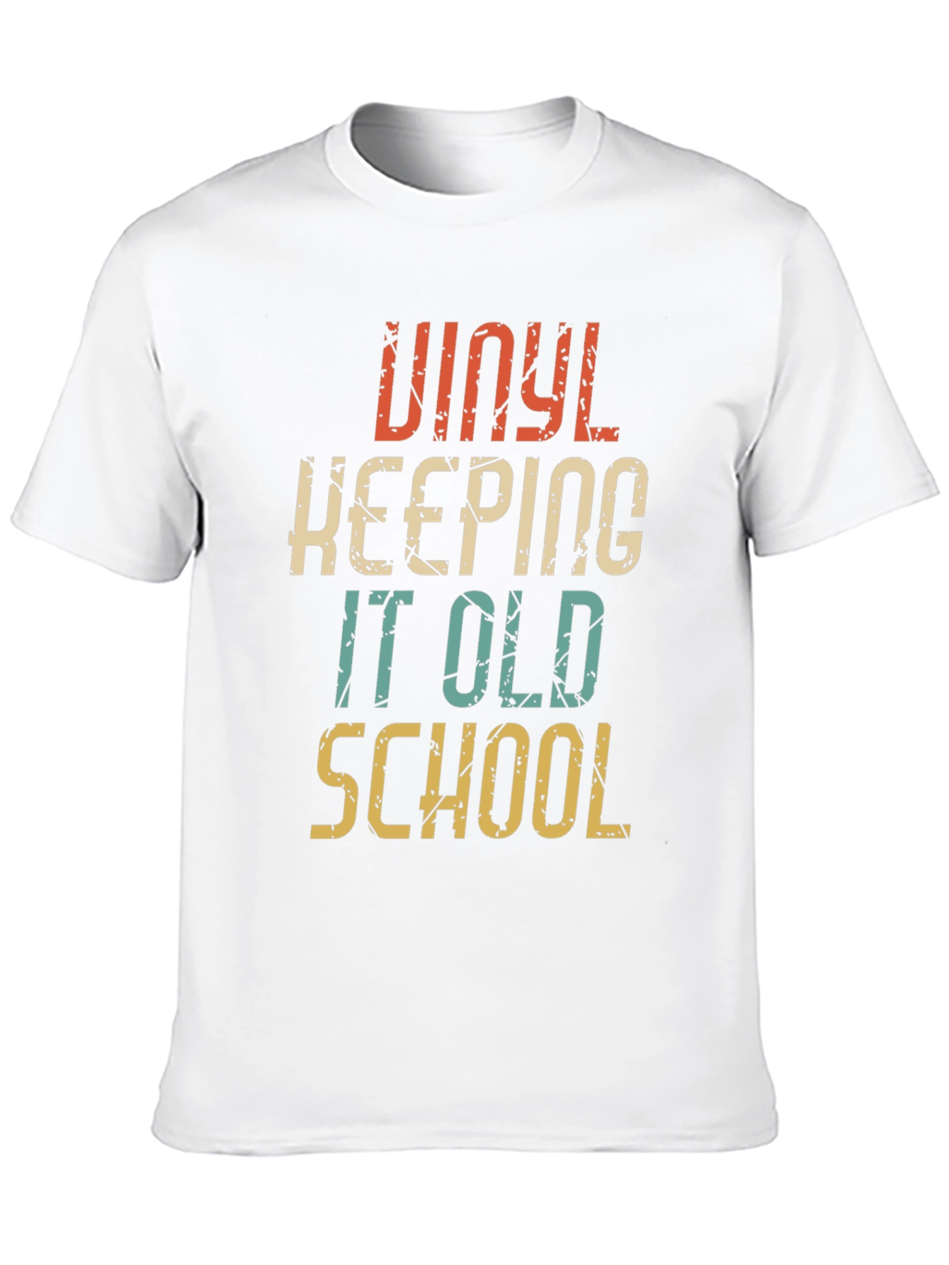 Black Vinyl Keeping It Old School T-Shirt view 10