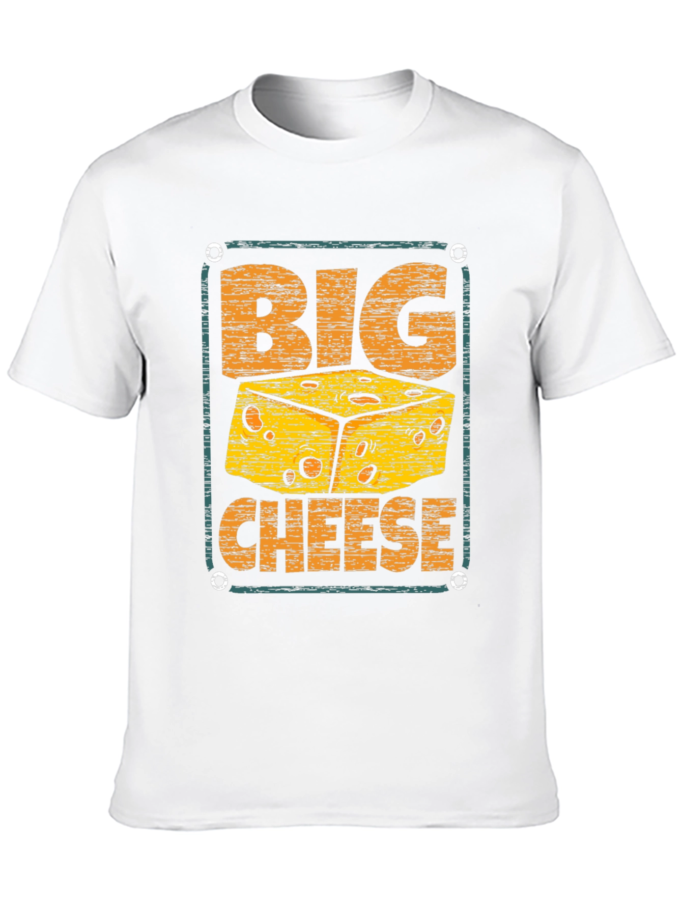 Black Big Cheese Graphic T-Shirt - Novelty Tee view 10