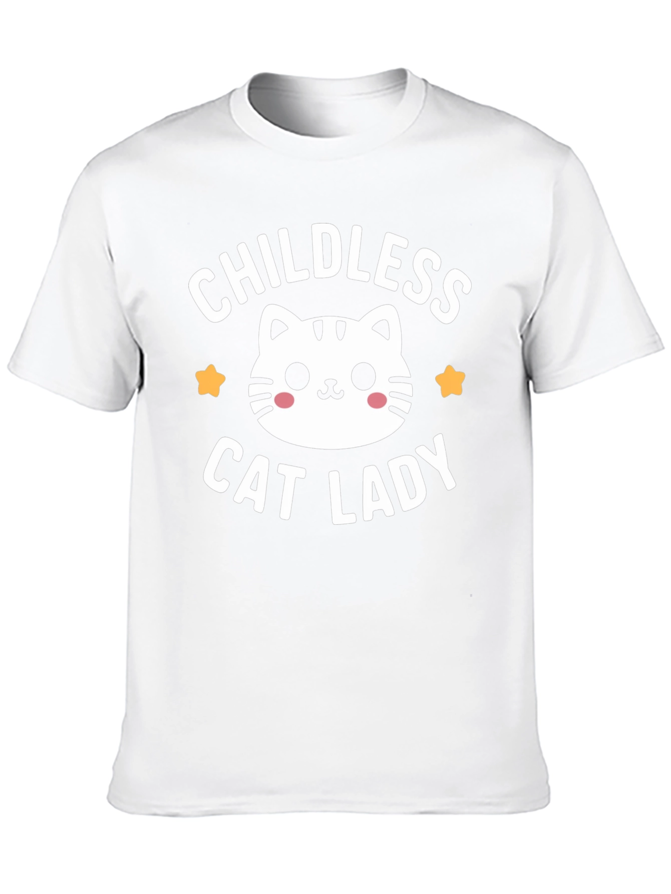 Childless Cat Lady Graphic T-Shirt, Novelty Tee - 10
