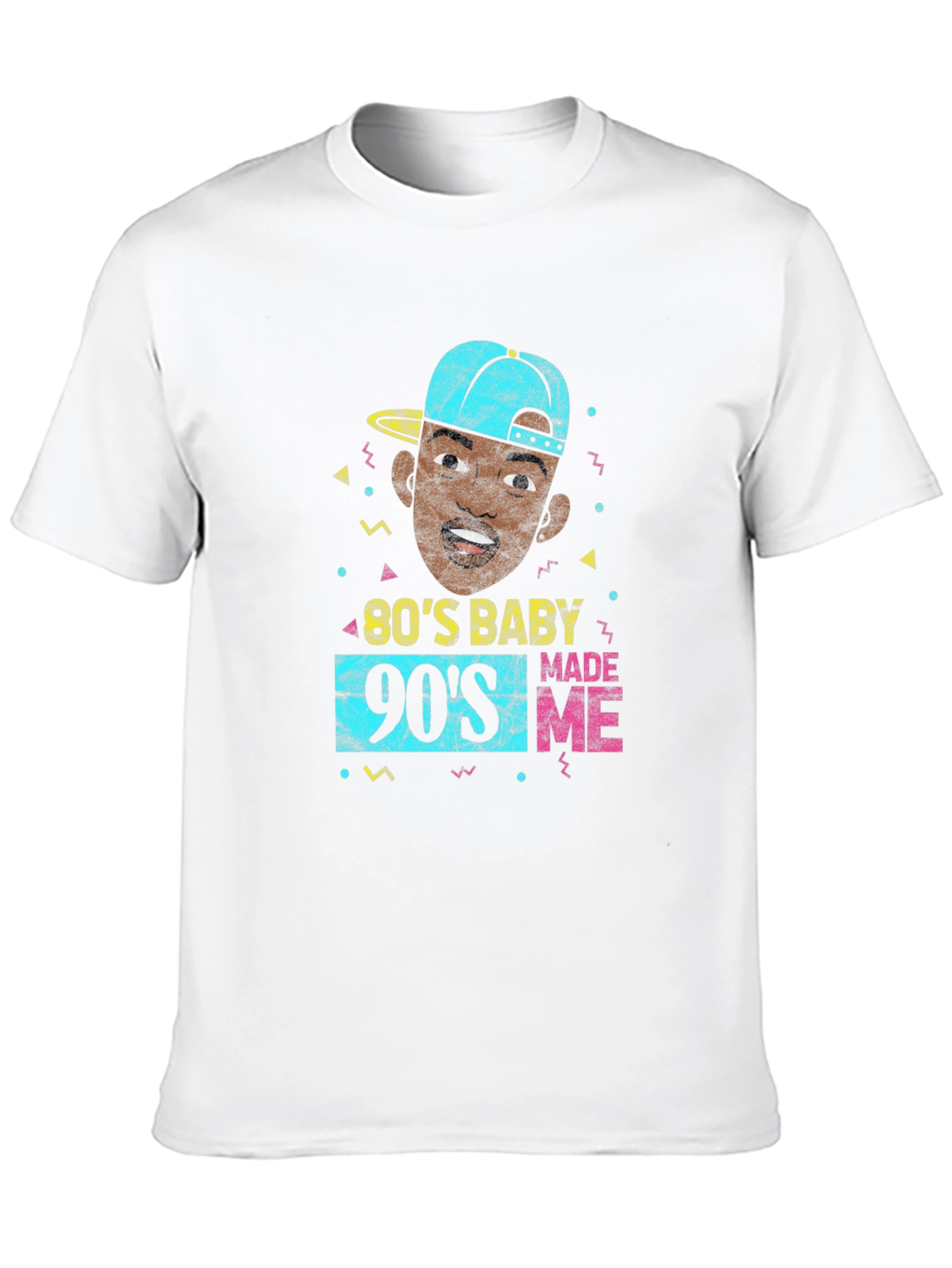Black 80's Baby, 90's Made Me Black Graphic Tee view 10
