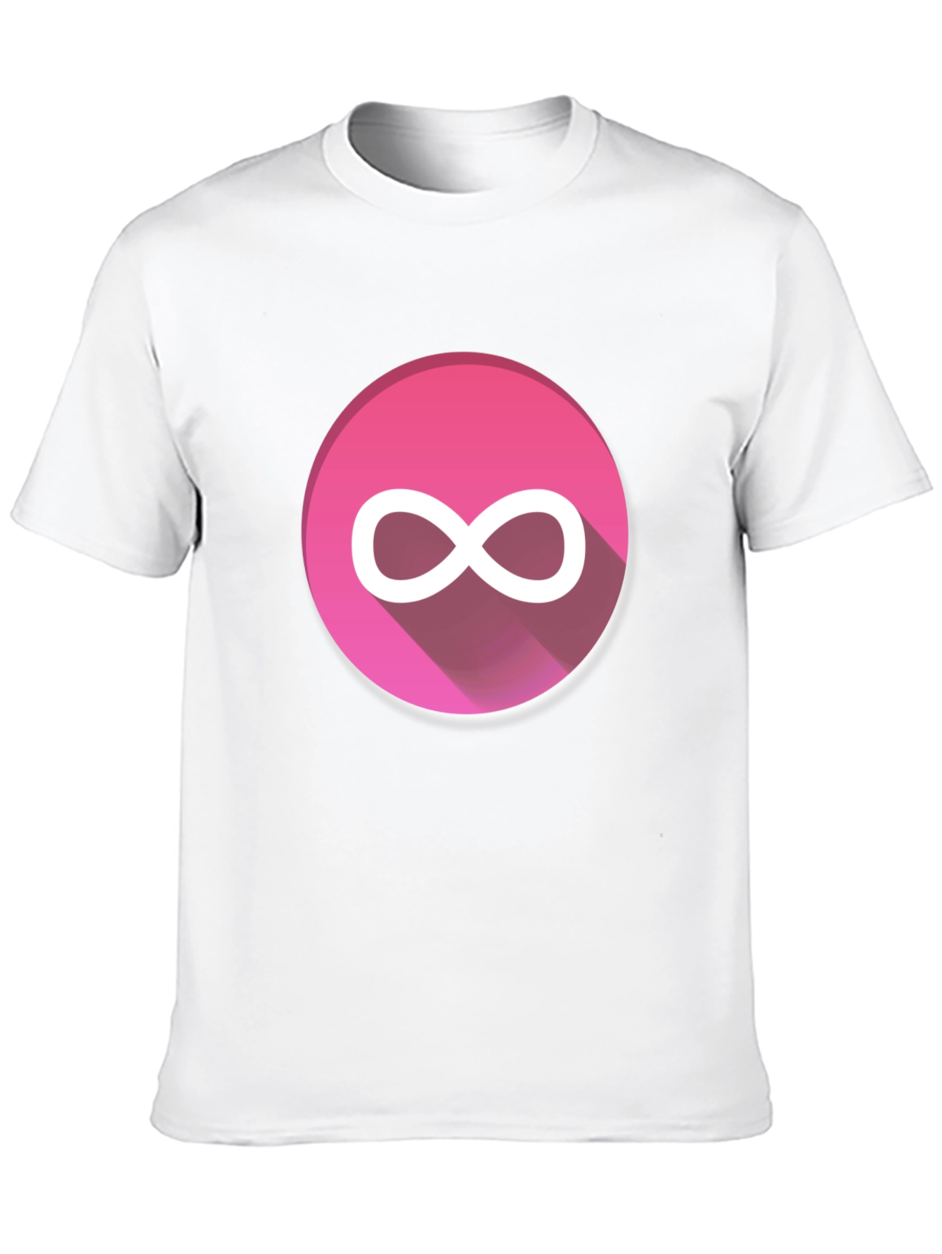 Black Pink Infinity Symbol Graphic Tee - Black view 10