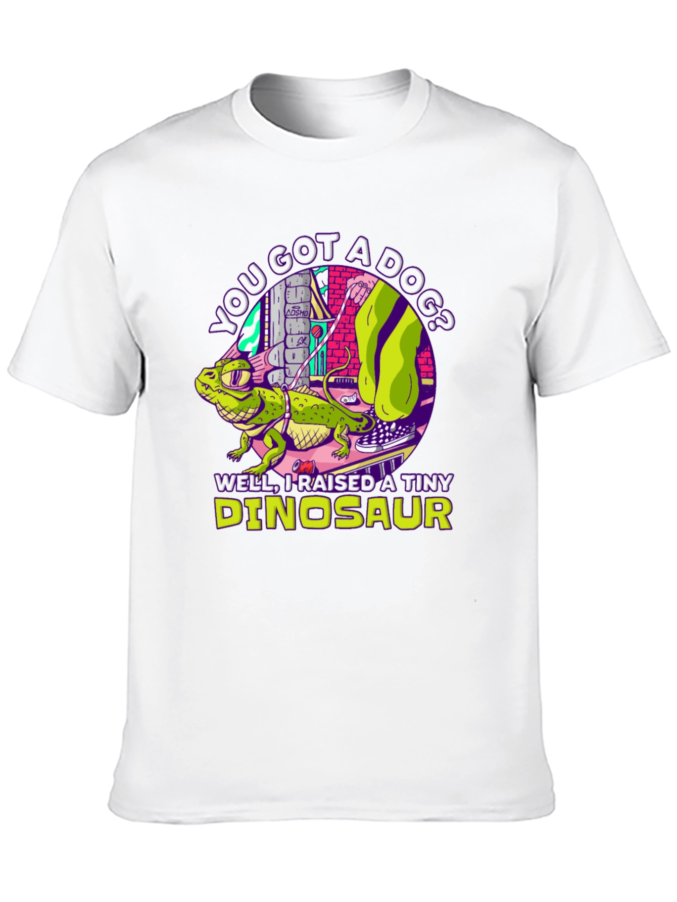Tiny Dinosaur Lizard Pet Owner T-Shirt - 10