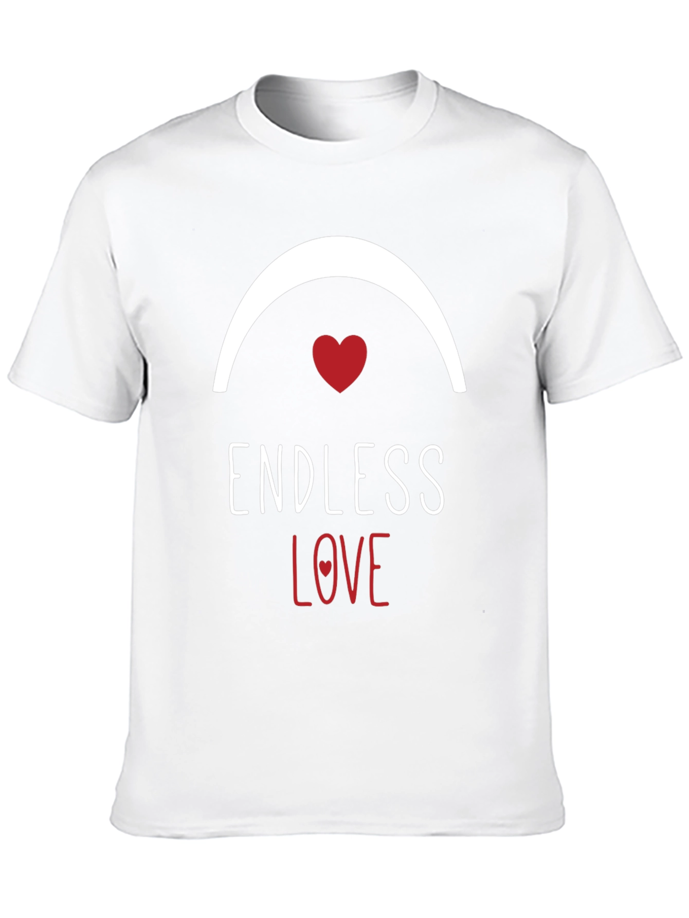 Black Endless Love Graphic Tee - Soft Cotton Blend view 10
