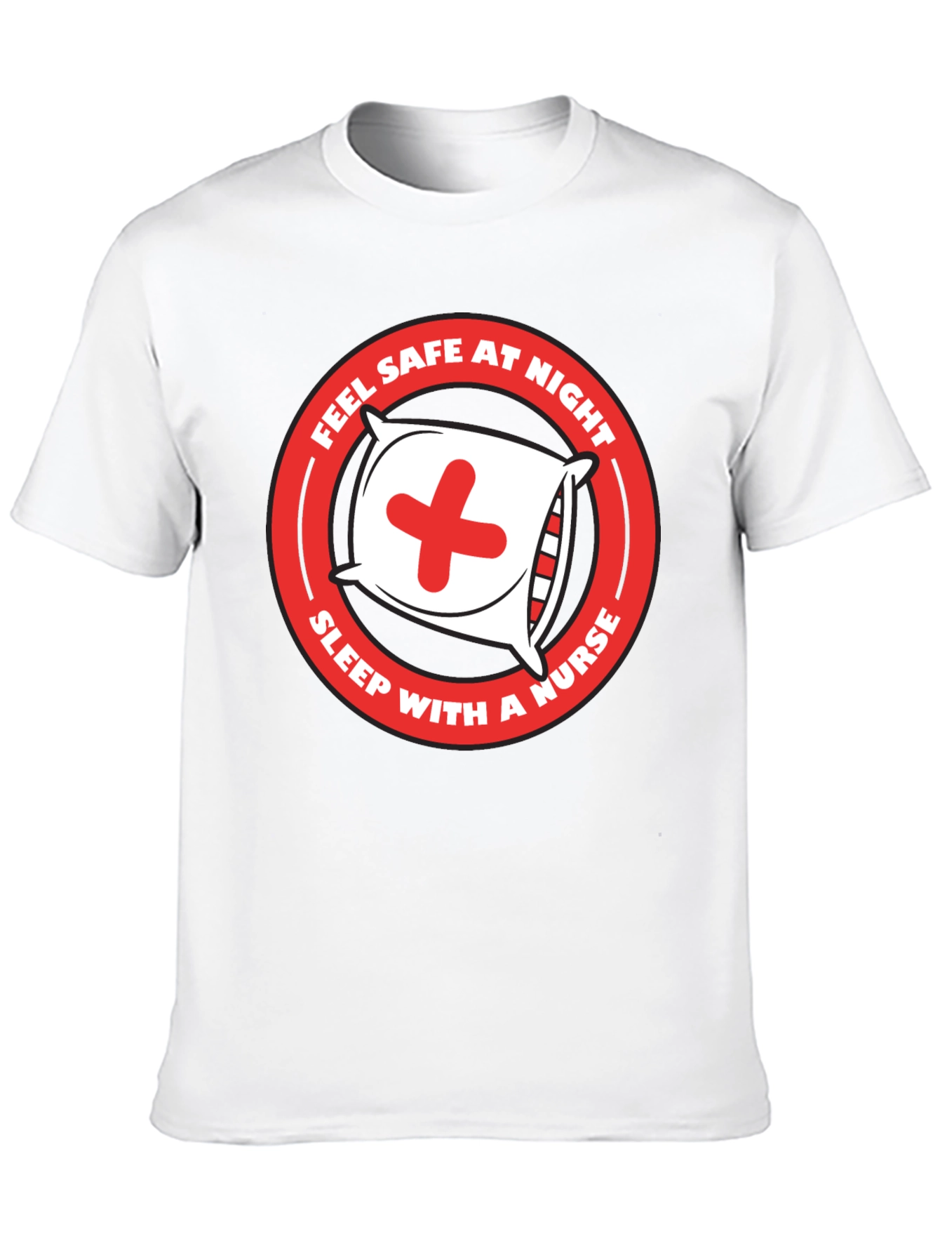 Black Sleep with a Nurse T-Shirt - Feel Safe at Night view 10
