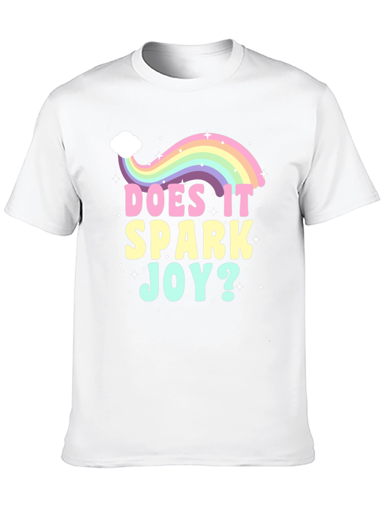Black Spark Joy Rainbow T-Shirt view 10
