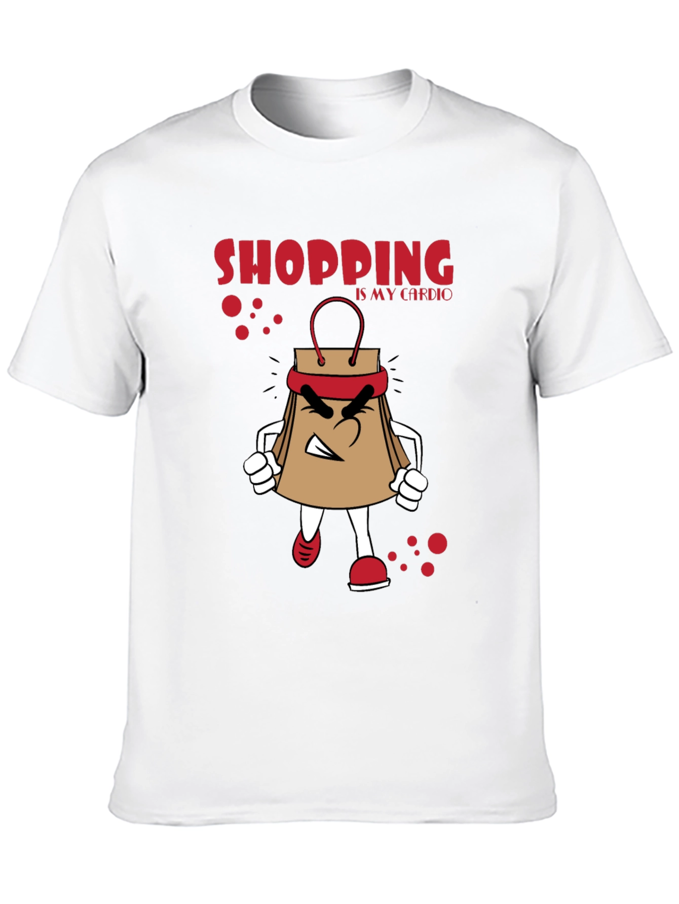 Black Shopping is My Cardio T-Shirt view 10