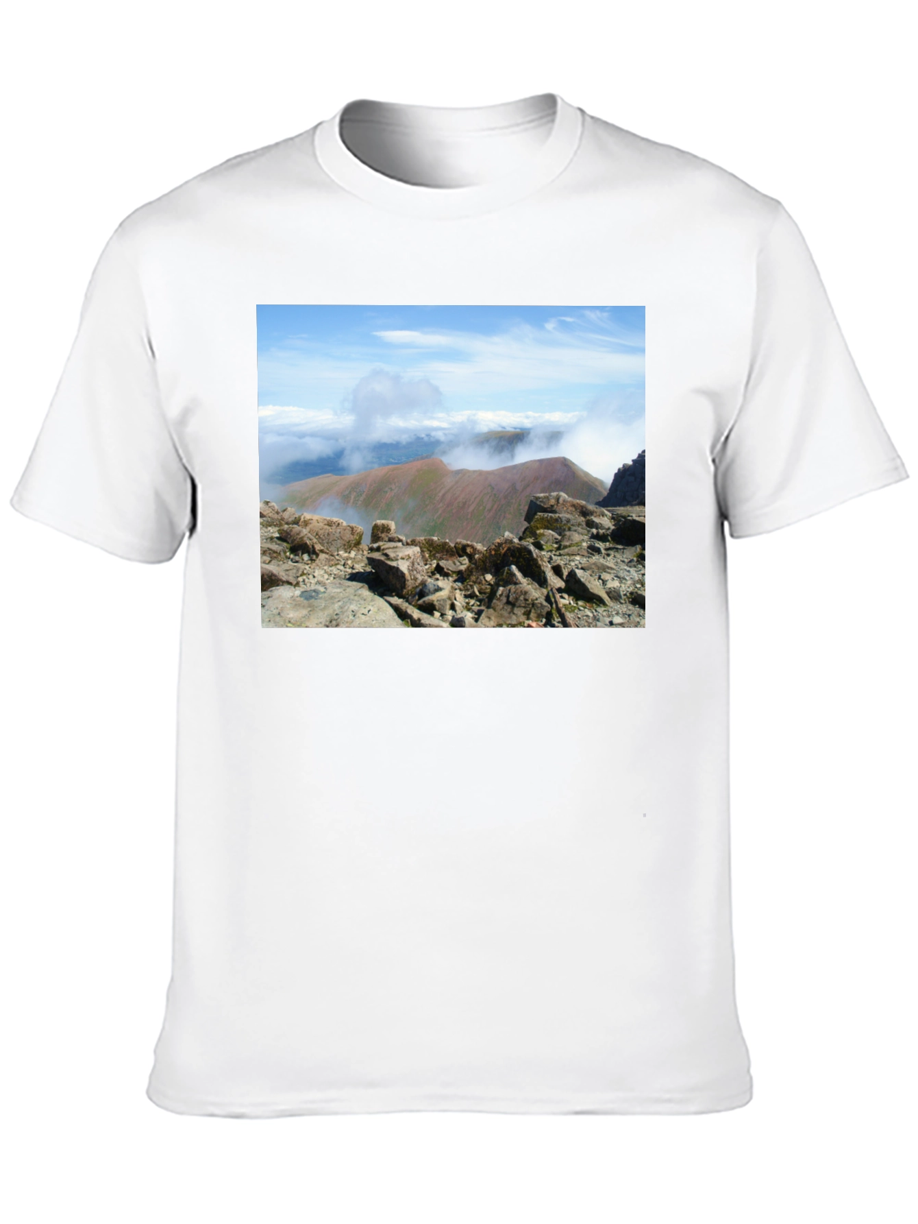 Black Mountain View Graphic Tee - Black Cotton Blend view 10