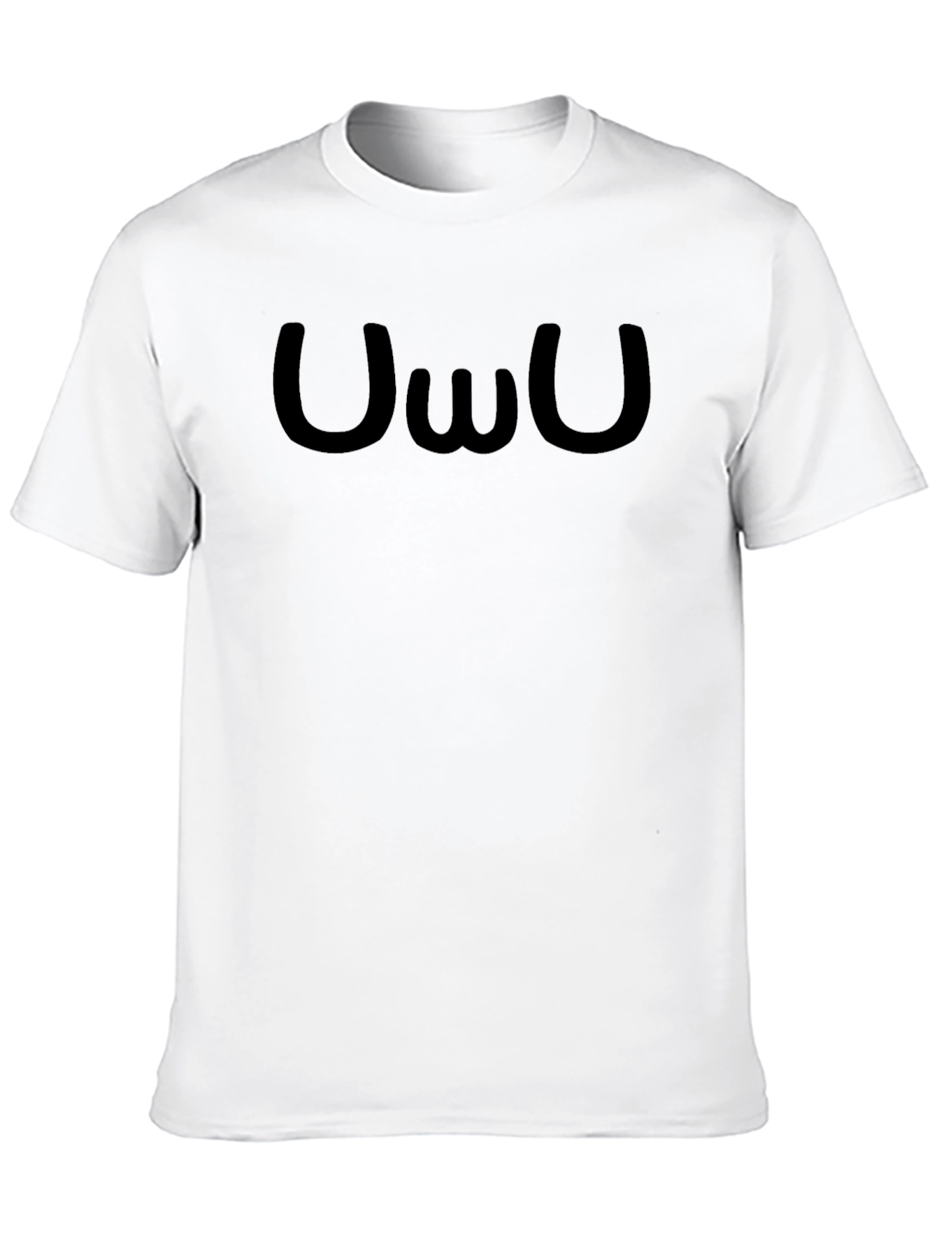 Black UwU Graphic T-Shirt - Soft Cotton Blend view 10
