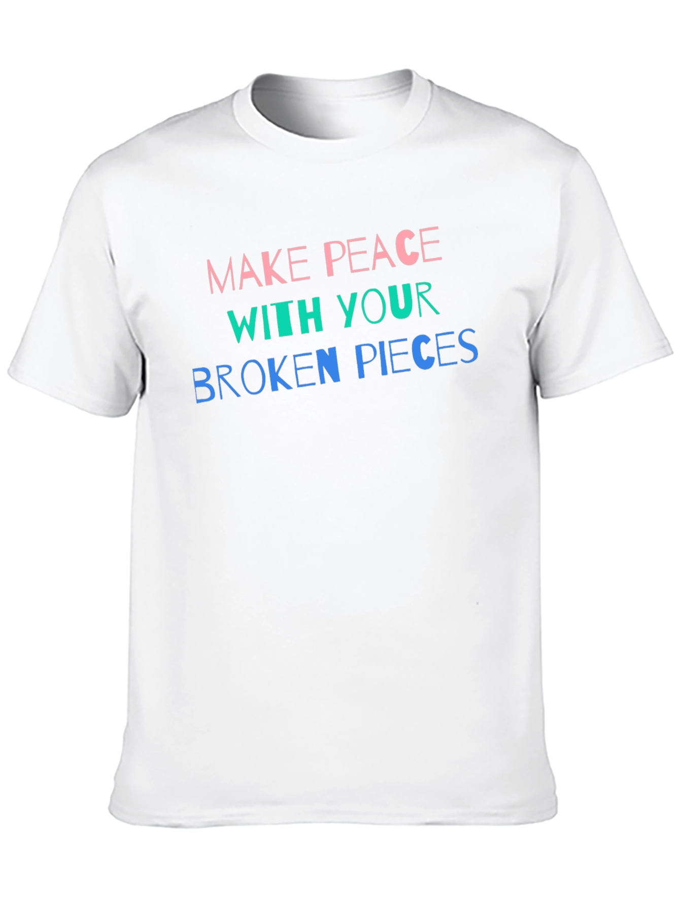 Black Make Peace with Your Broken Pieces T-Shirt view 10