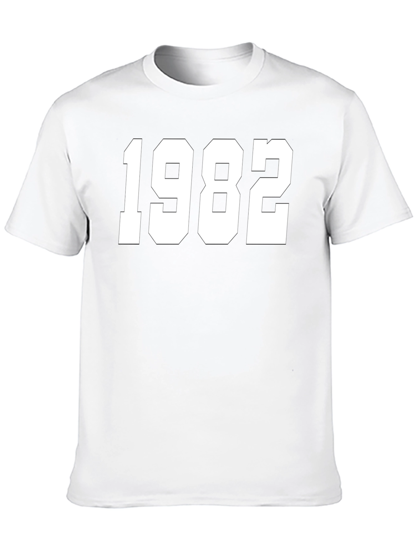 Black 1982 Graphic T-Shirt - Retro Birthday Tee view 10